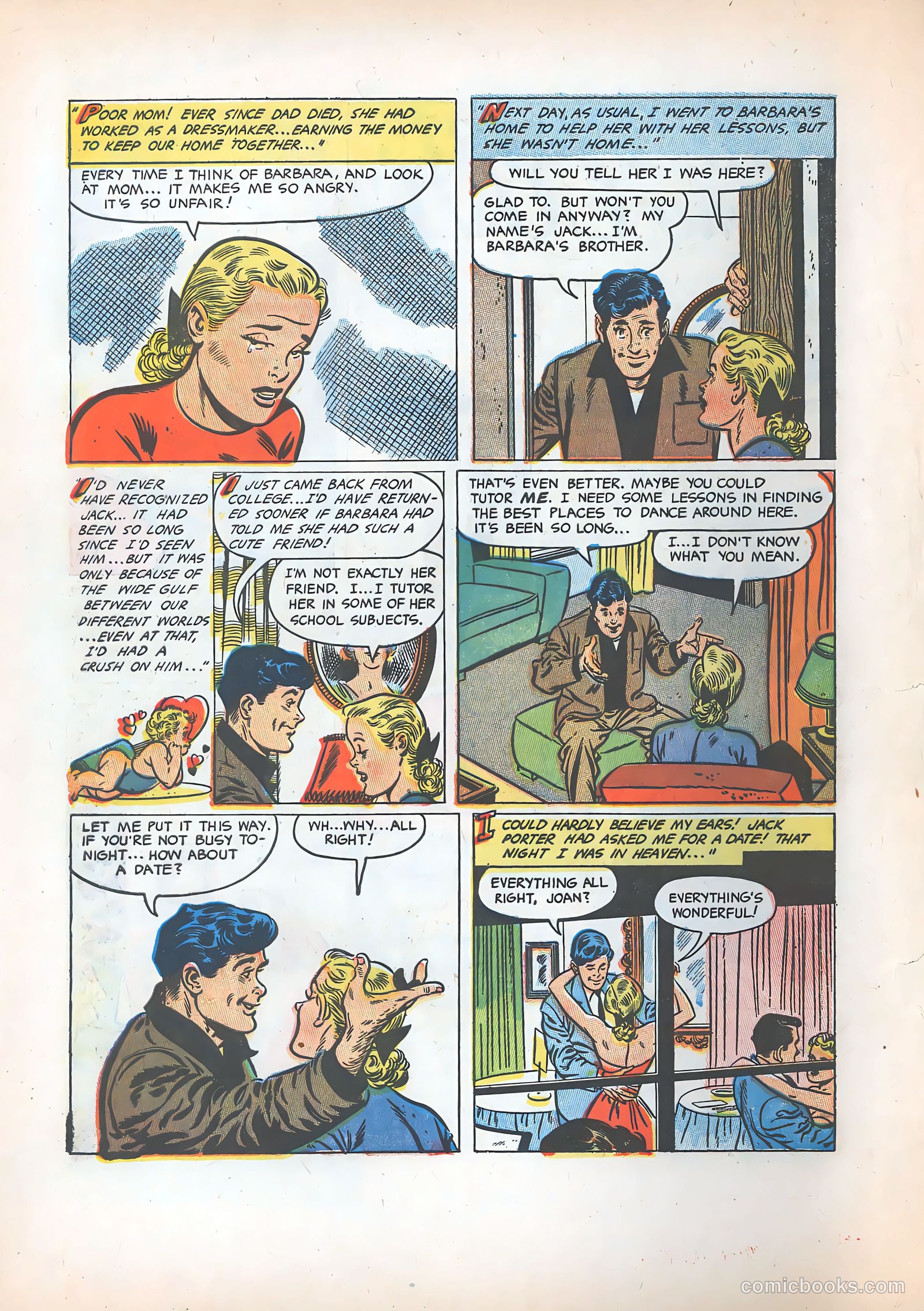 Teen-Age Romances #32 (1953) — page 4 of 36