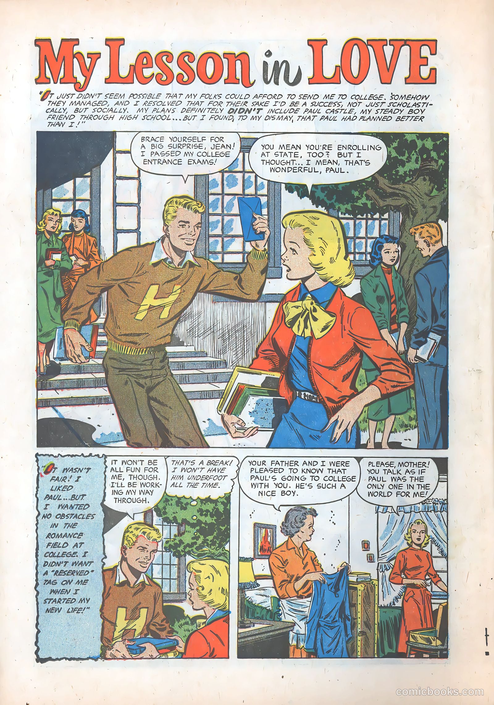 Teen-Age Romances #32 (1953) — page 18 of 36