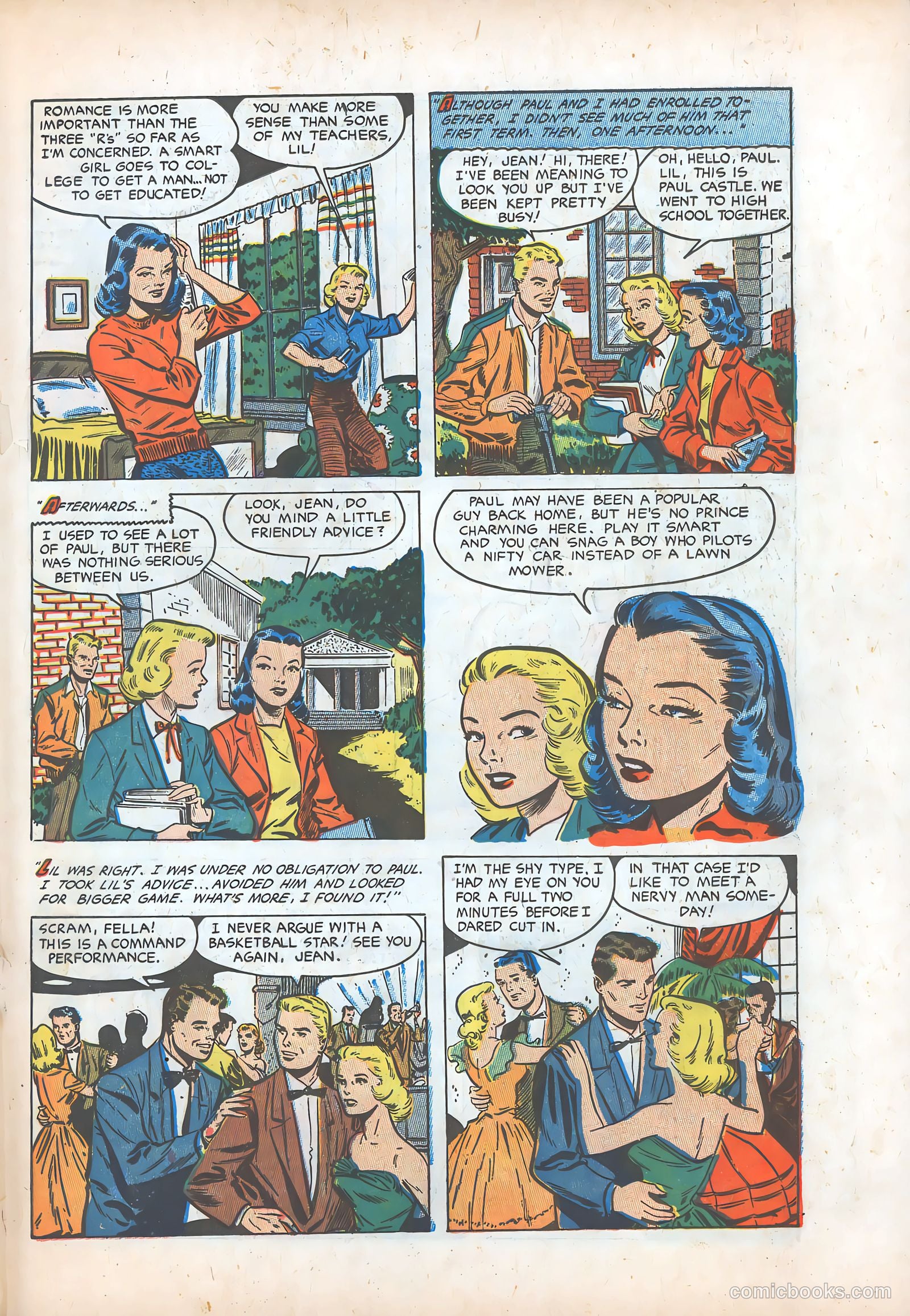 Teen-Age Romances #32 (1953) — page 19 of 36