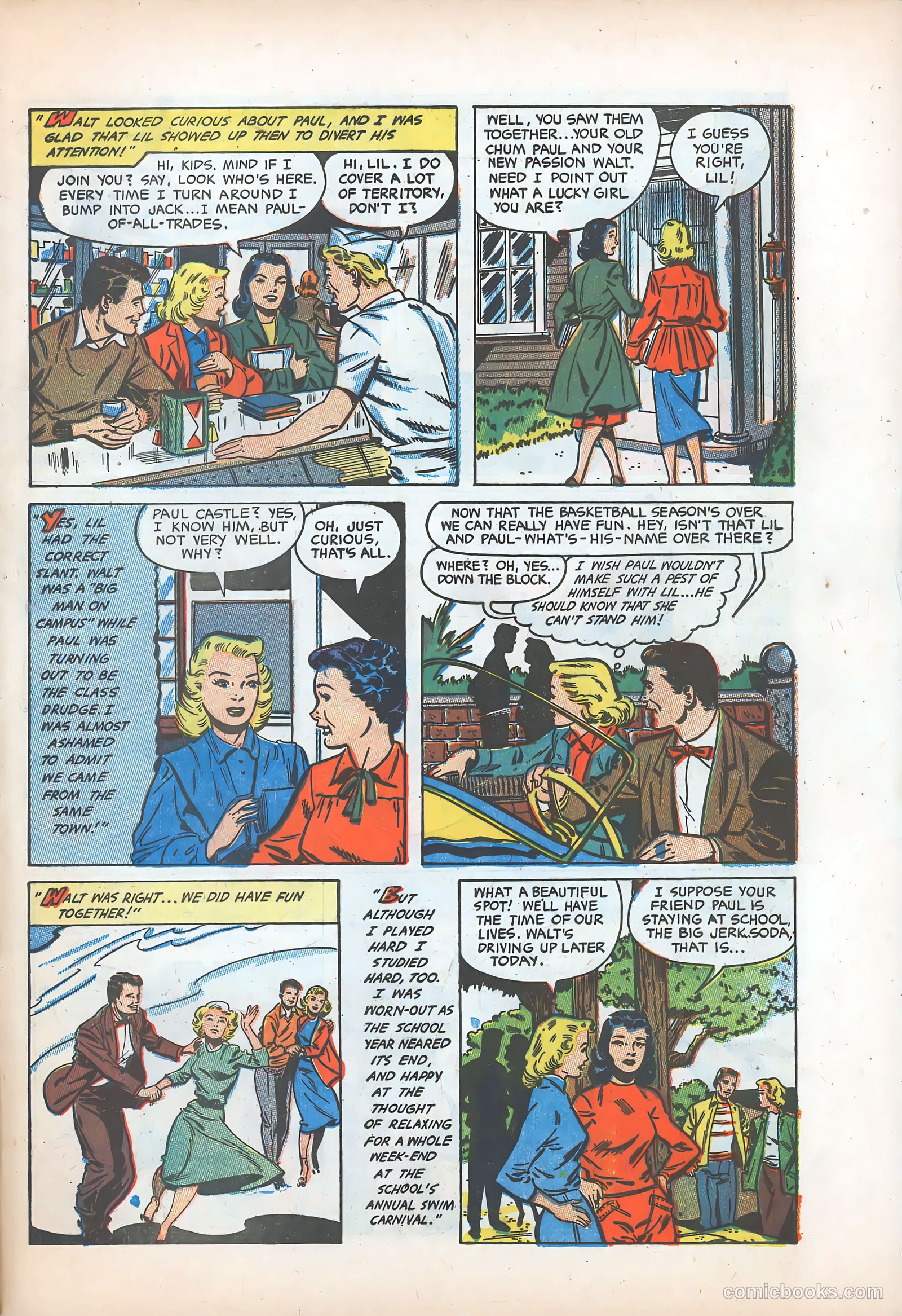 Teen-Age Romances #32 (1953) — page 21 of 36