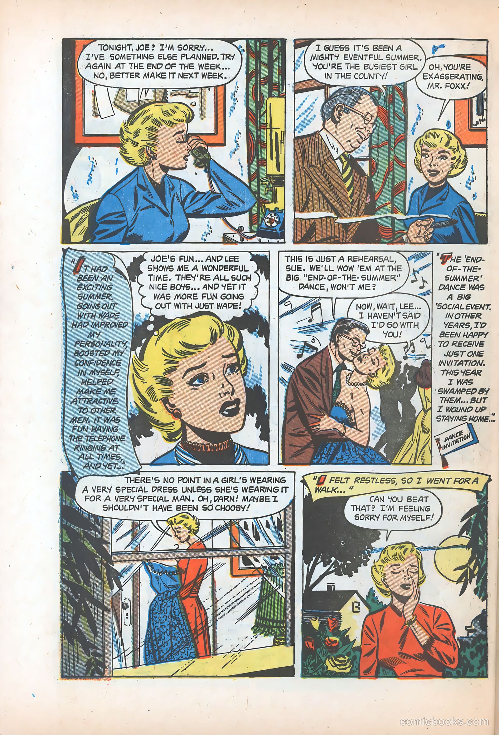 Teen-Age Romances #32 (1953) — page 32 of 36