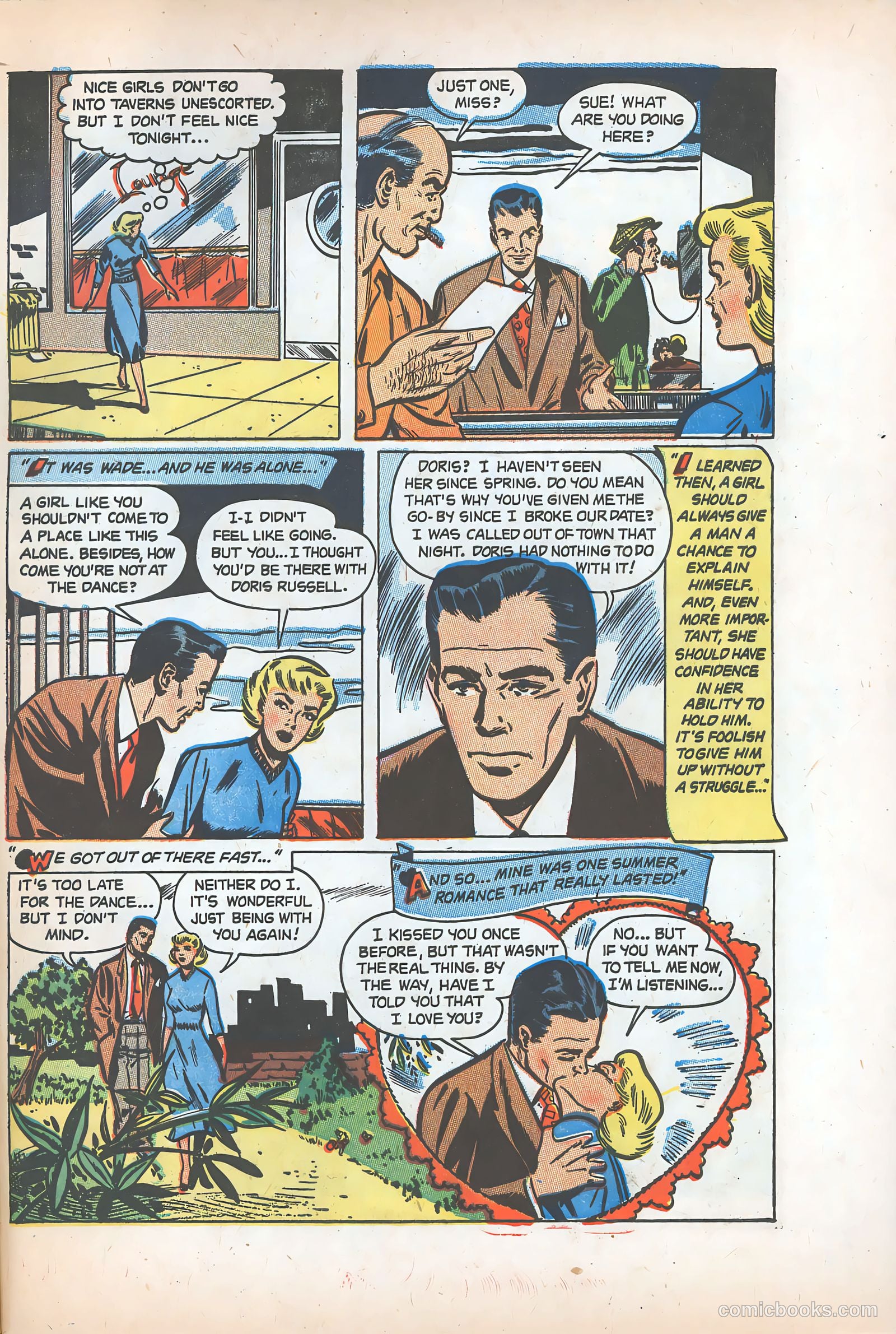 Teen-Age Romances #32 (1953) — page 33 of 36