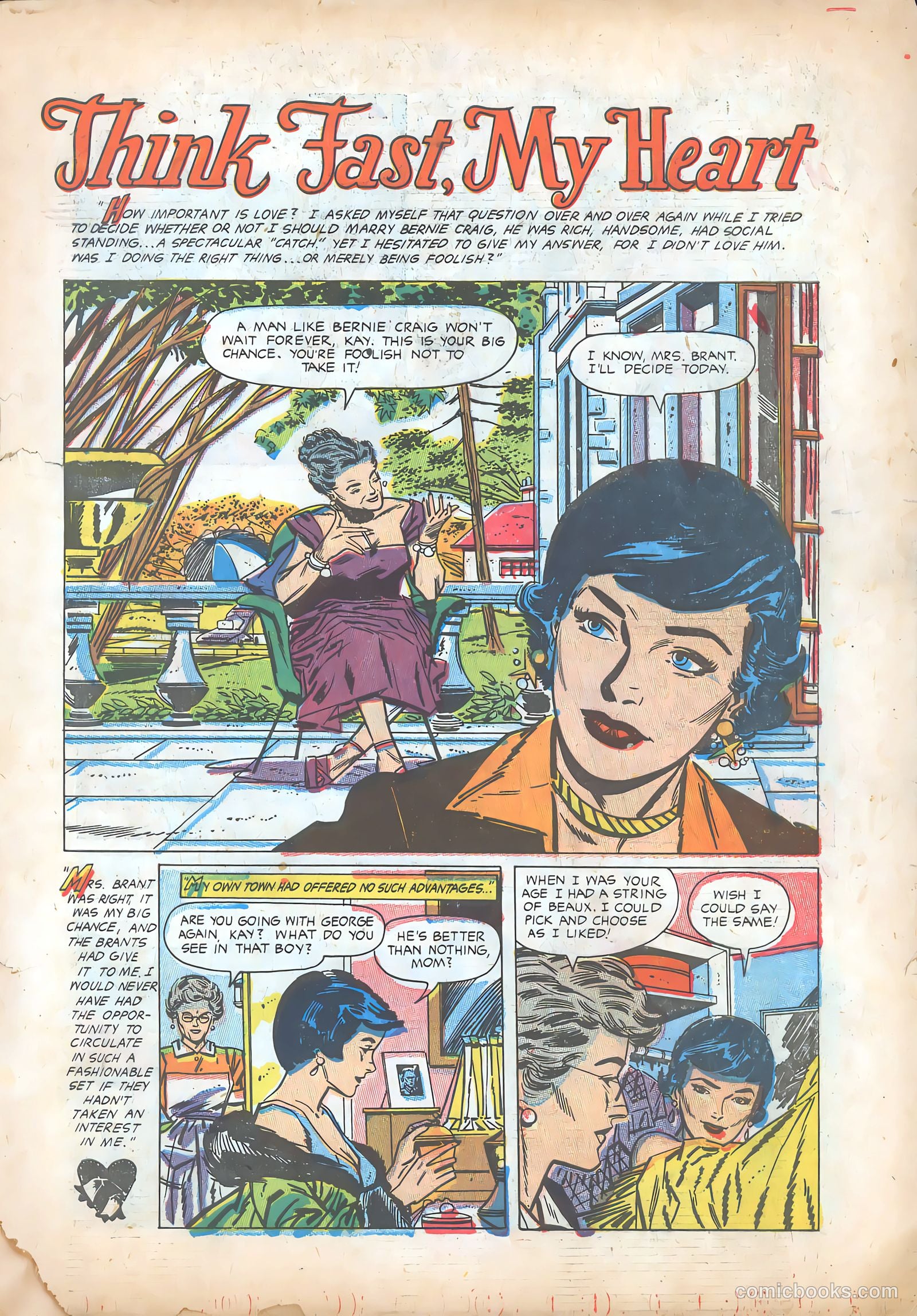Teen-Age Romances #33 (1953) — page 4 of 37