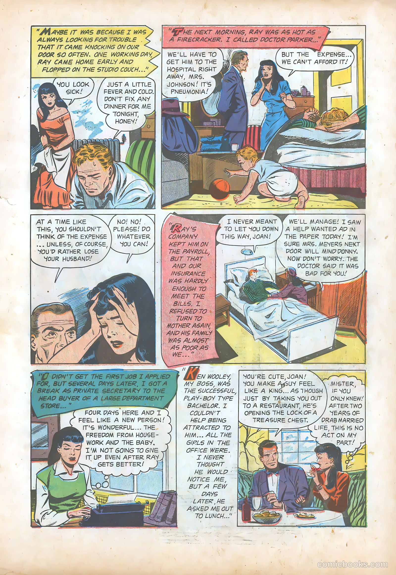 Teen-Age Romances #33 (1953) — page 16 of 37