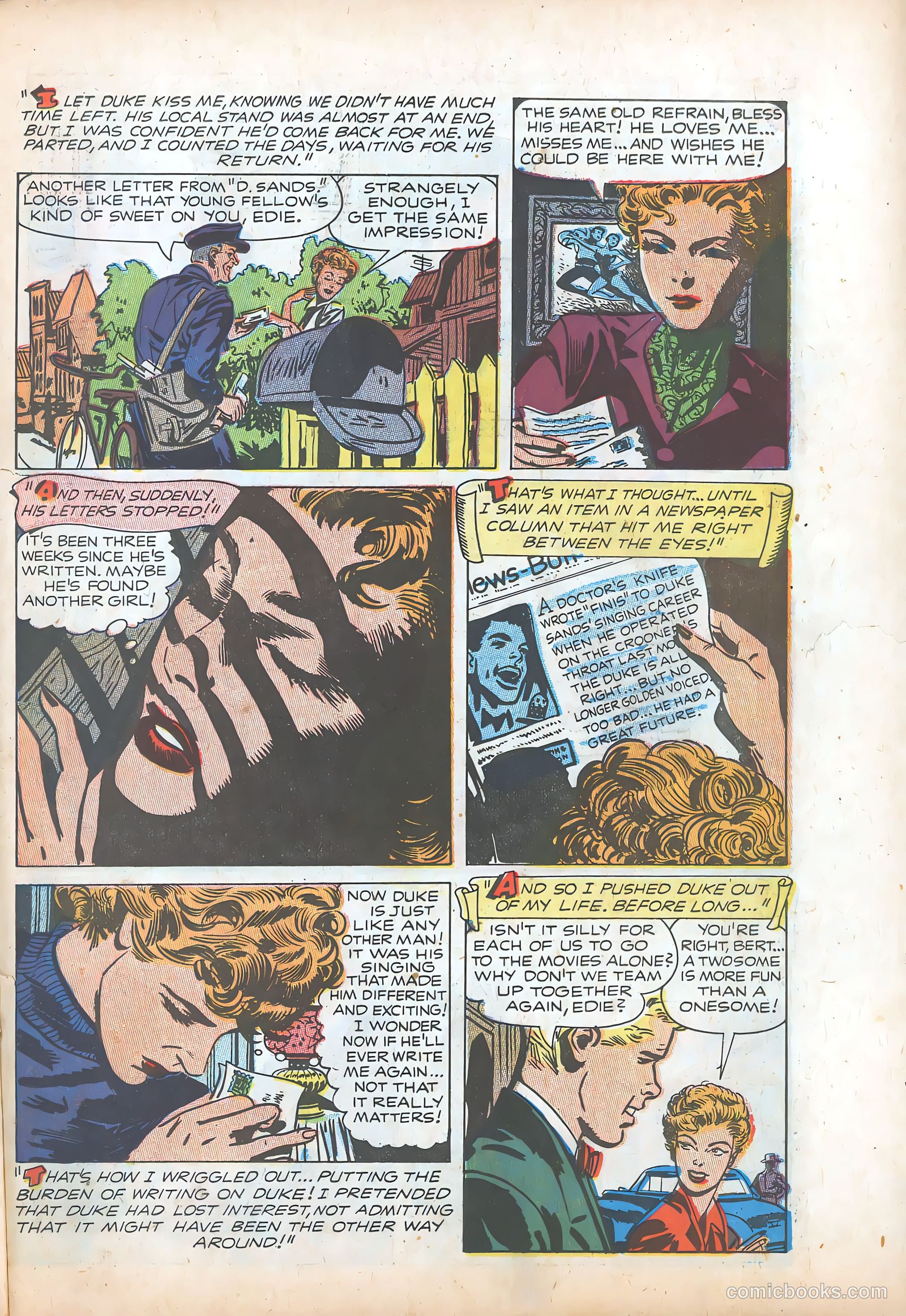 Teen-Age Romances #33 (1953) — page 24 of 37
