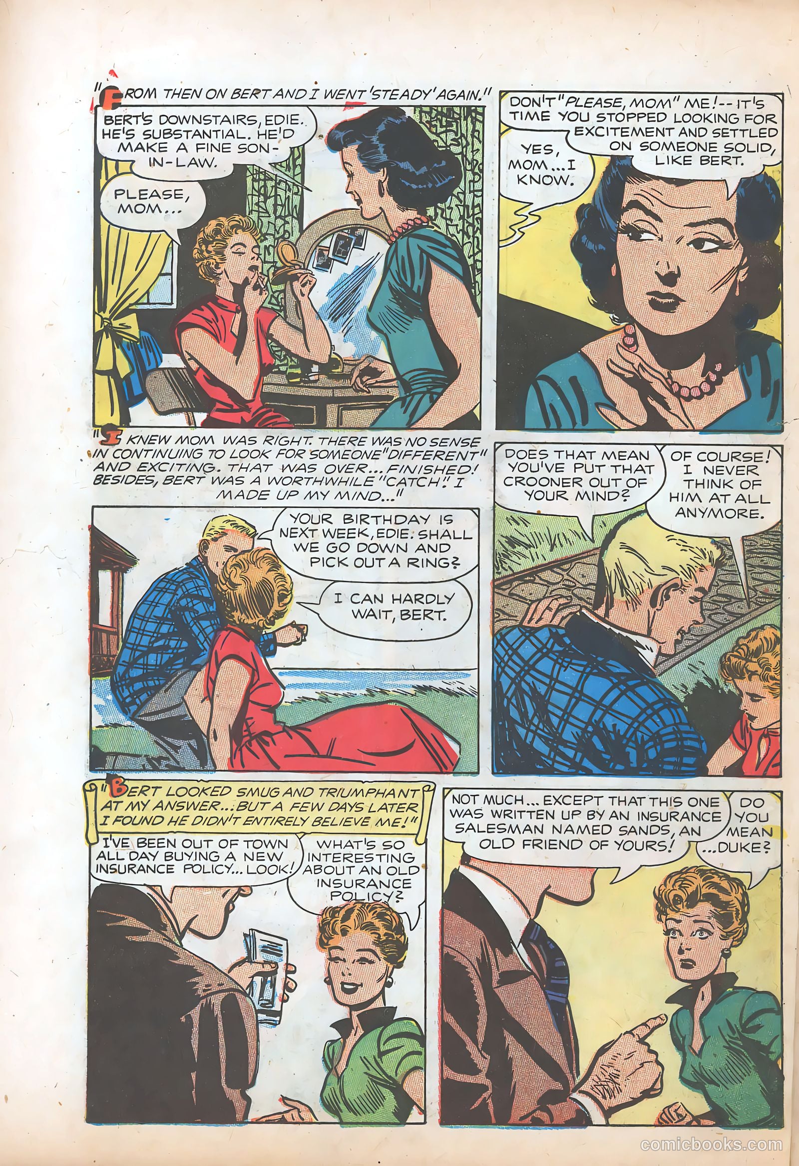 Teen-Age Romances #33 (1953) — page 25 of 37