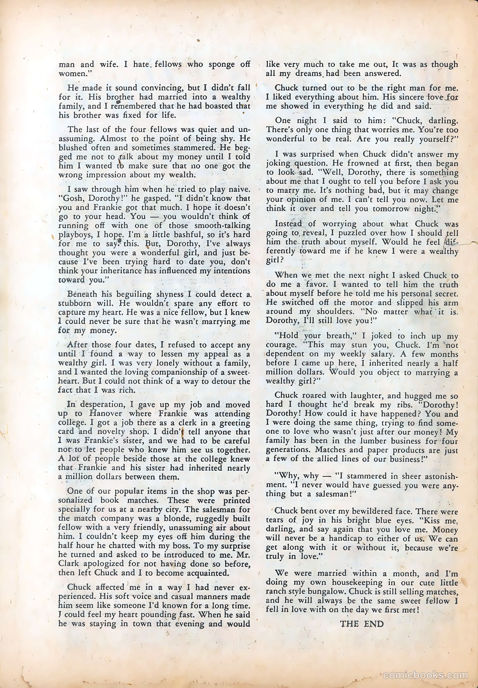 Teen-Age Romances #33 (1953) — page 31 of 37