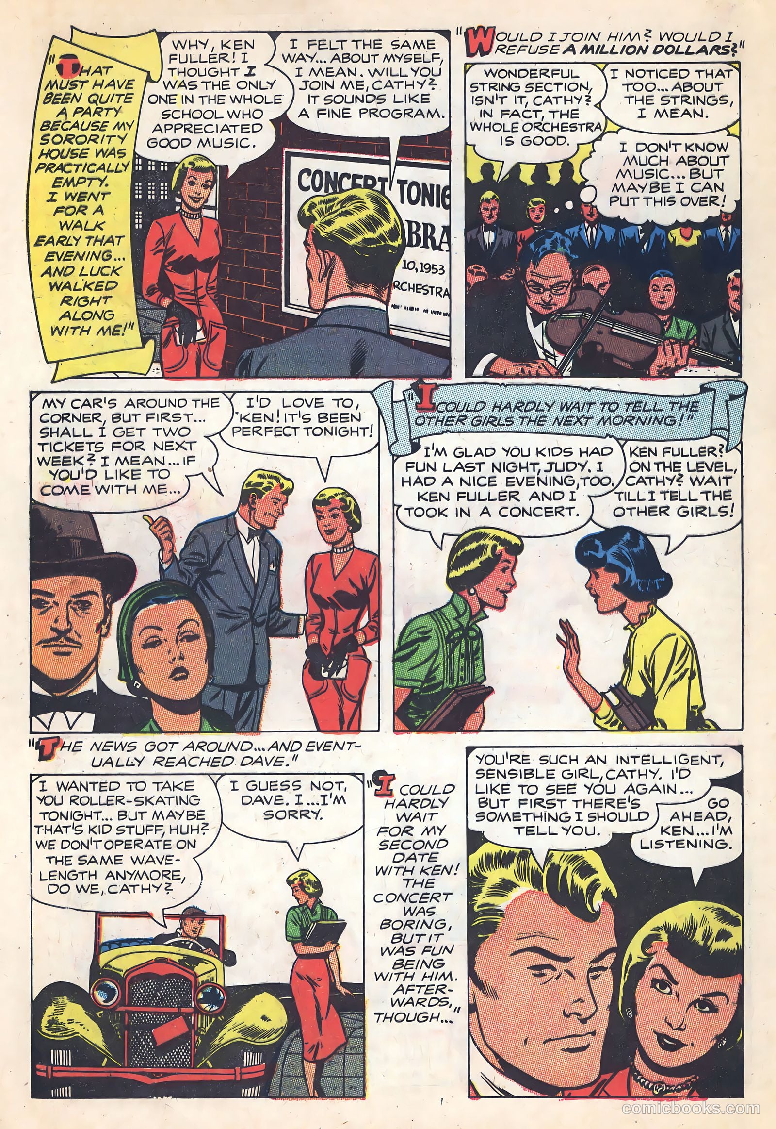 Teen-Age Romances #34 (1953) — page 21 of 38