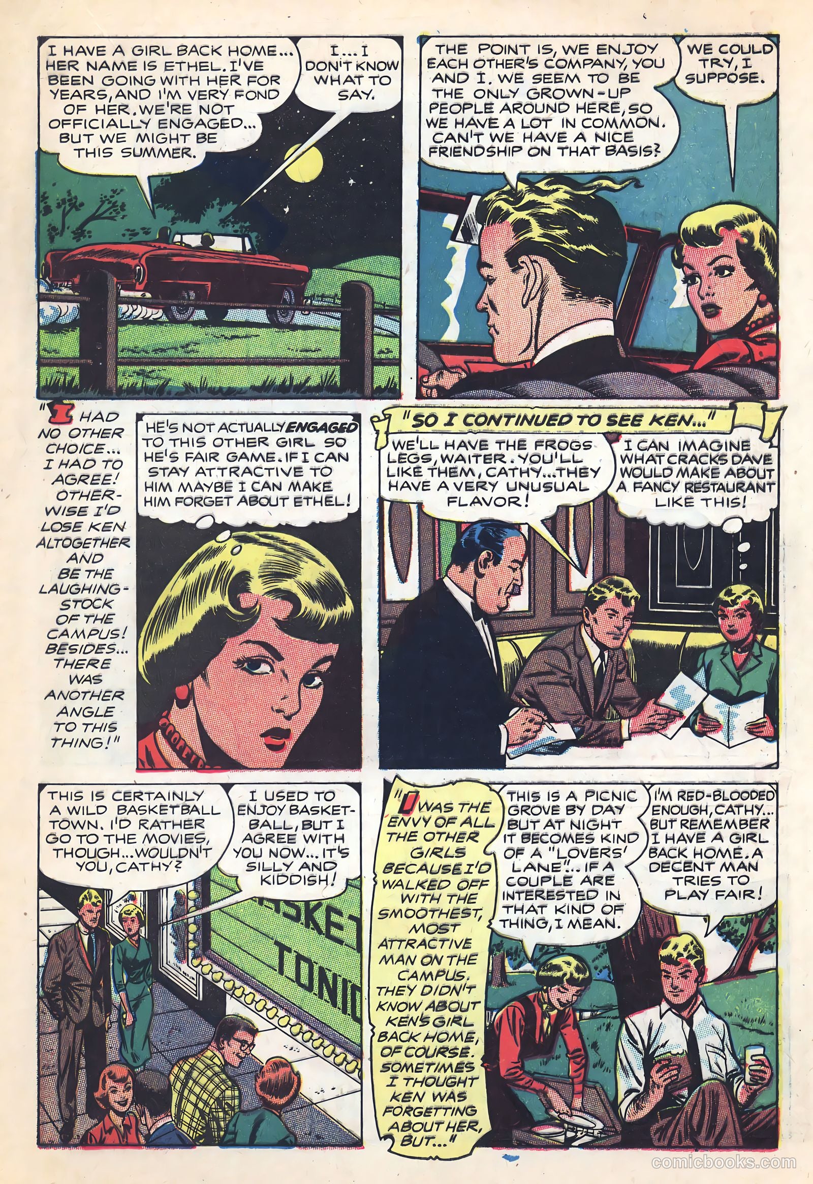 Teen-Age Romances #34 (1953) — page 22 of 38