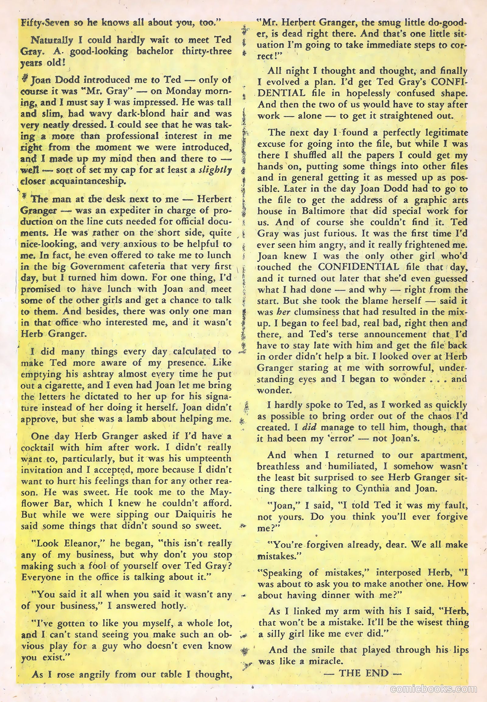 Teen-Age Romances #34 (1953) — page 27 of 38