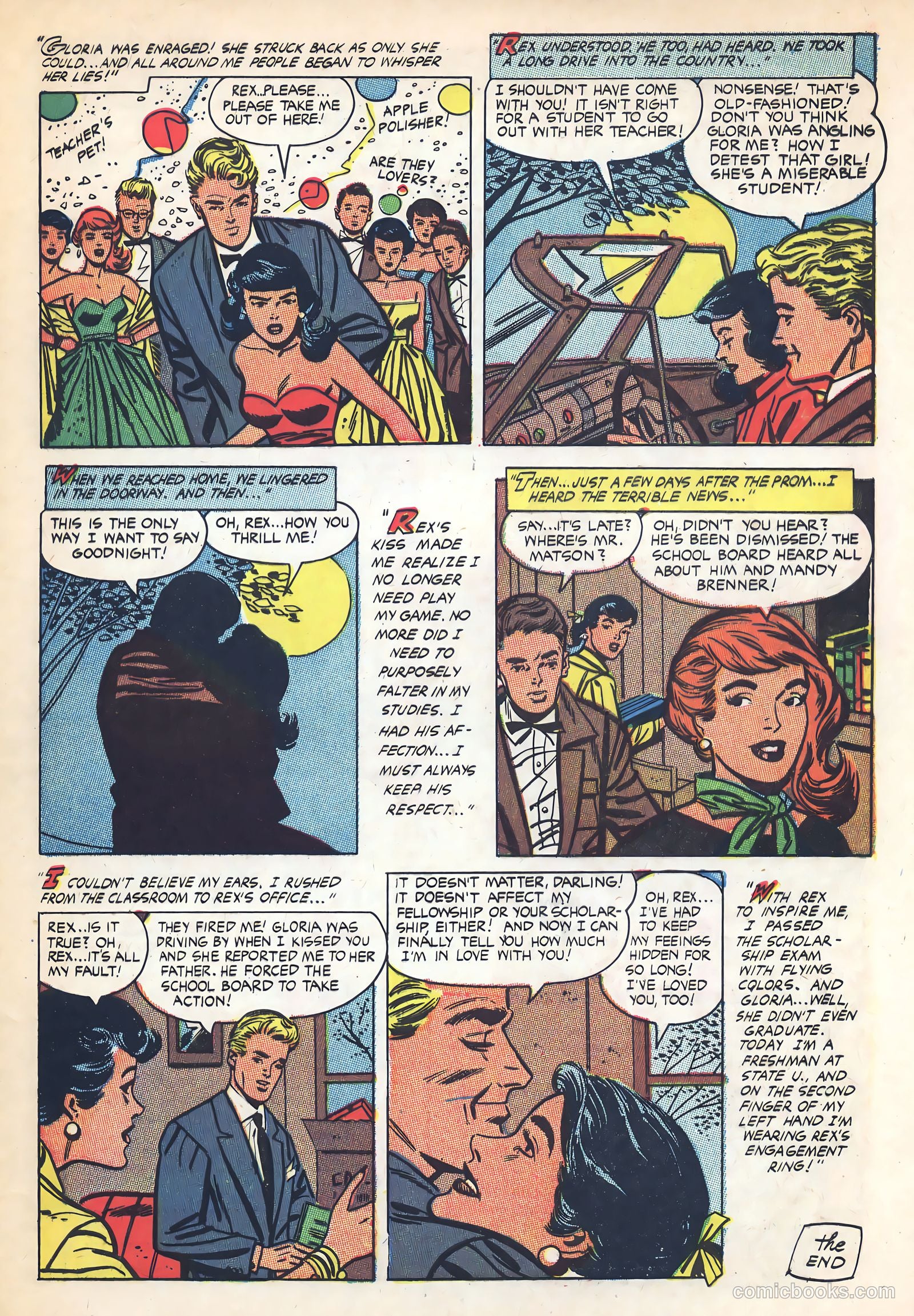 Teen-Age Romances #34 (1953) — page 34 of 38