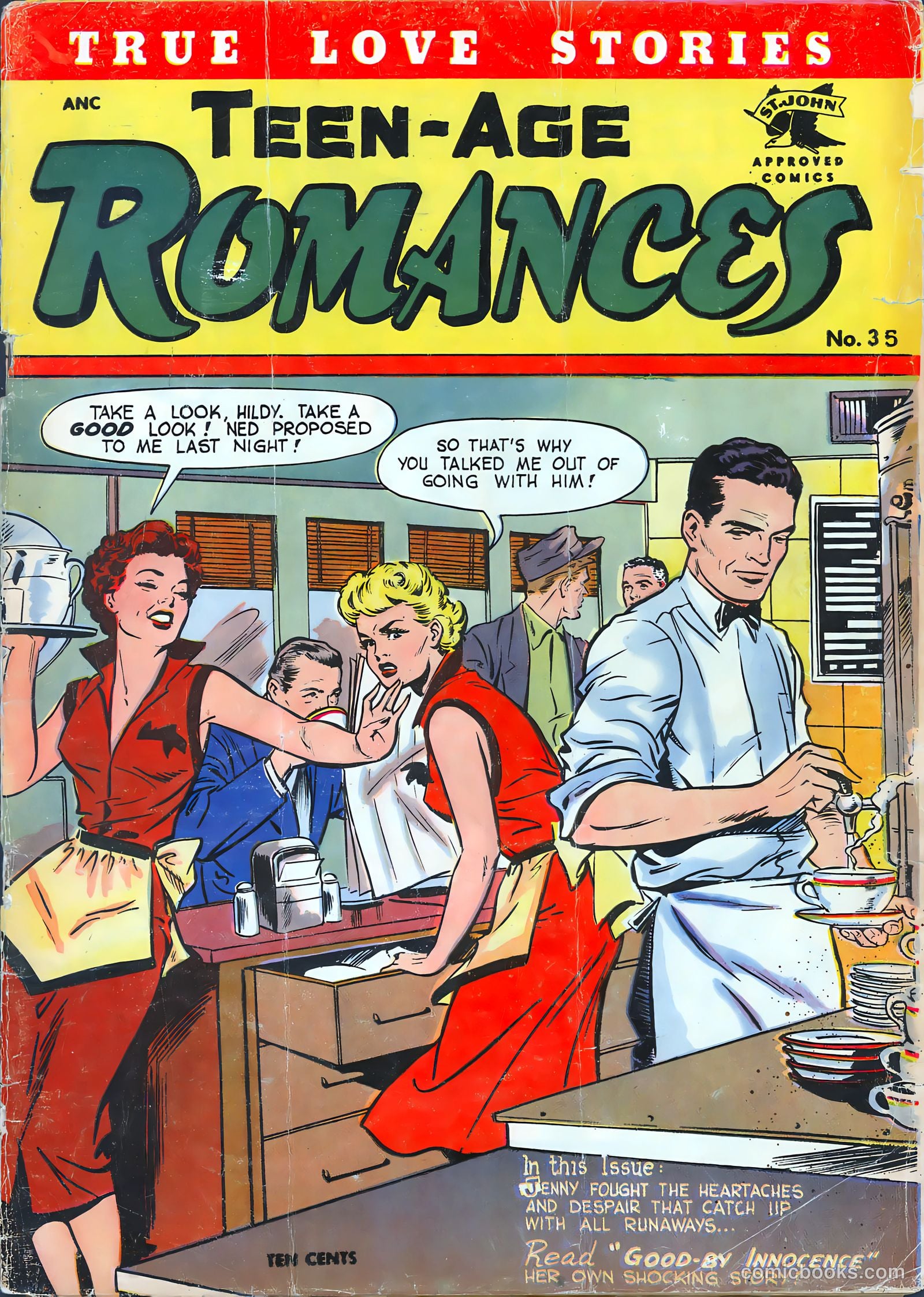 Teen-Age Romances #35 cover