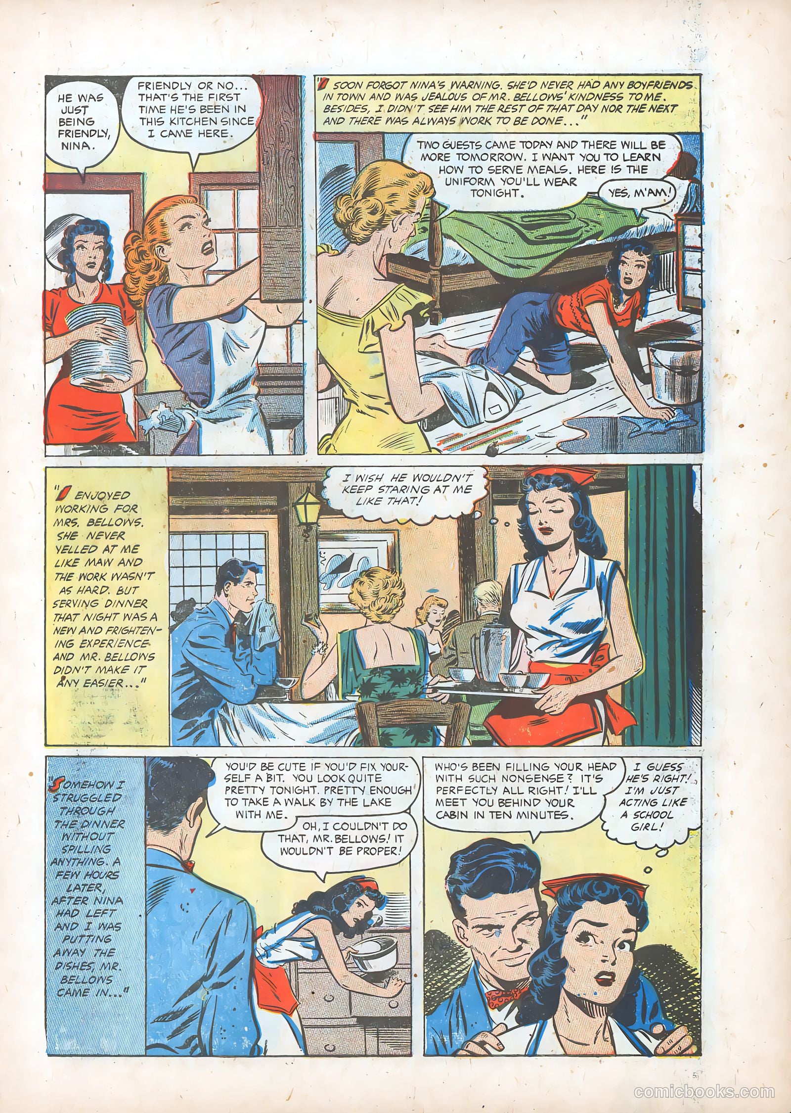 Teen-Age Romances #35 (1954) — page 7 of 36