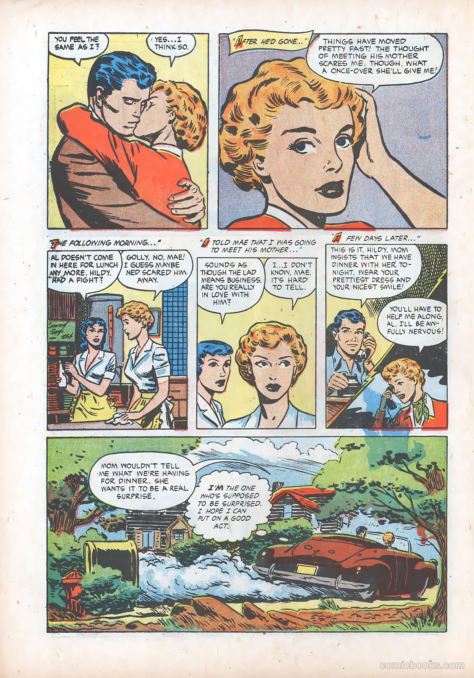 Teen-Age Romances #35 (1954) — page 22 of 36