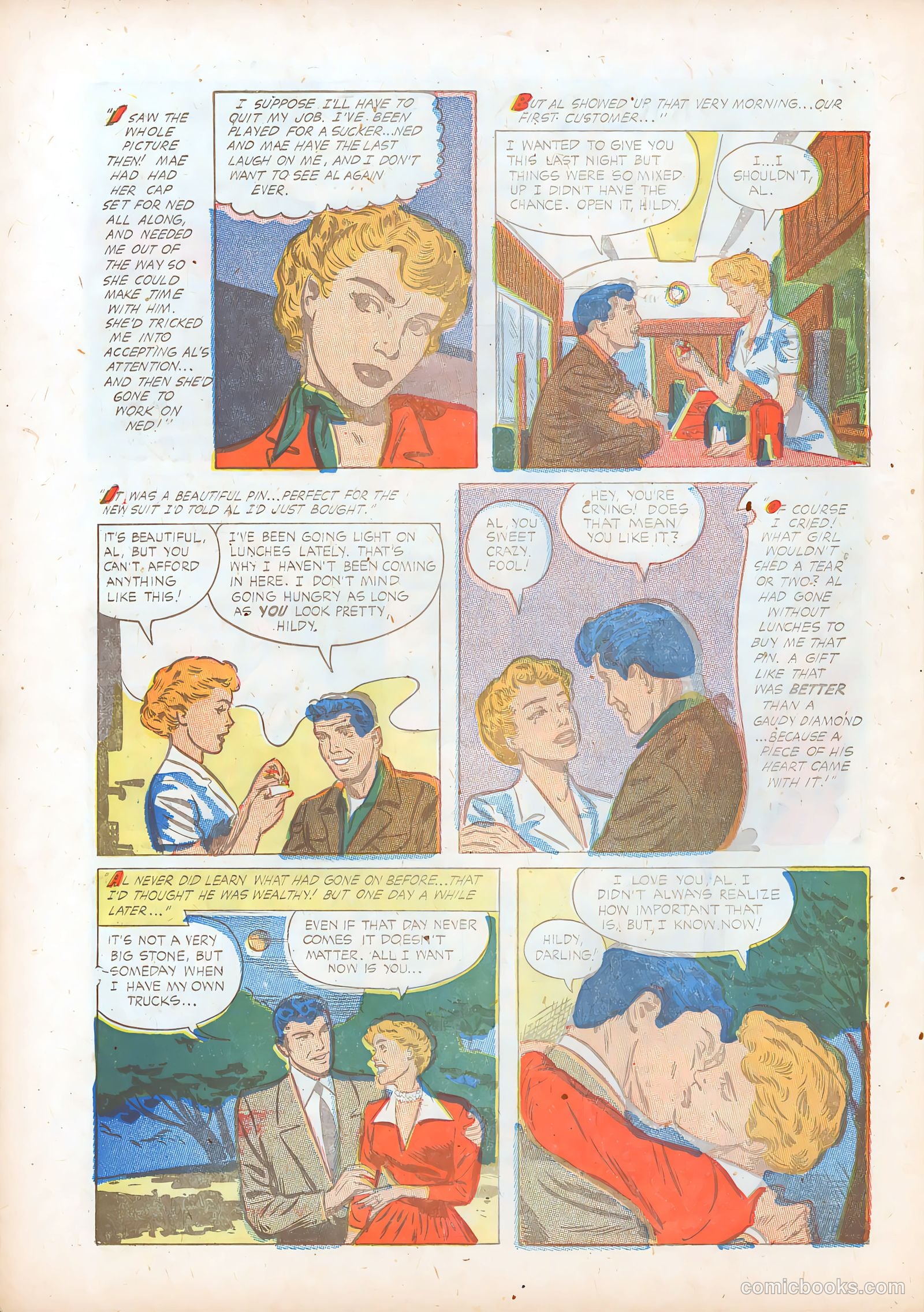 Teen-Age Romances #35 (1954) — page 24 of 36