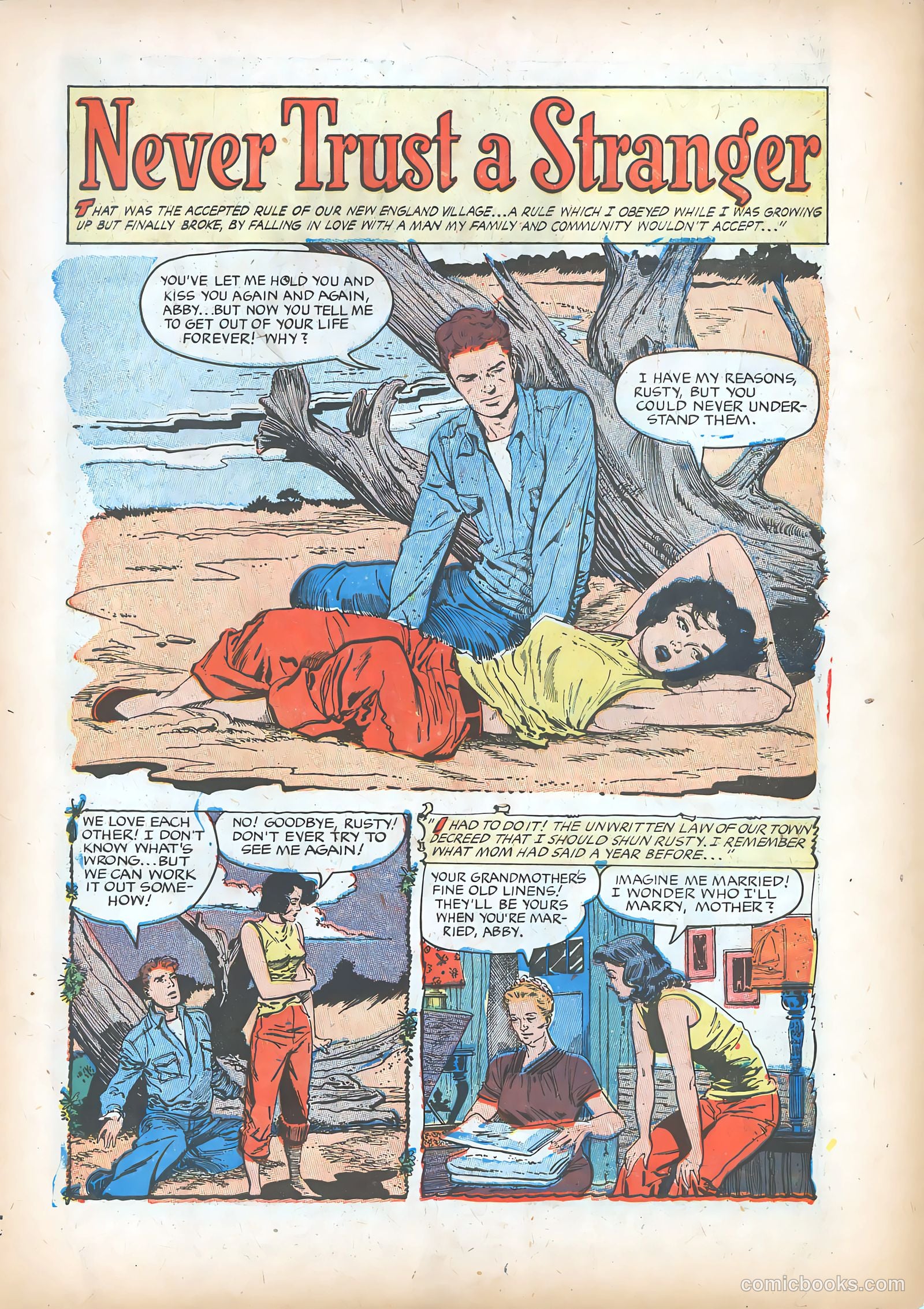 Teen-Age Romances #36 (1954) — page 3 of 36