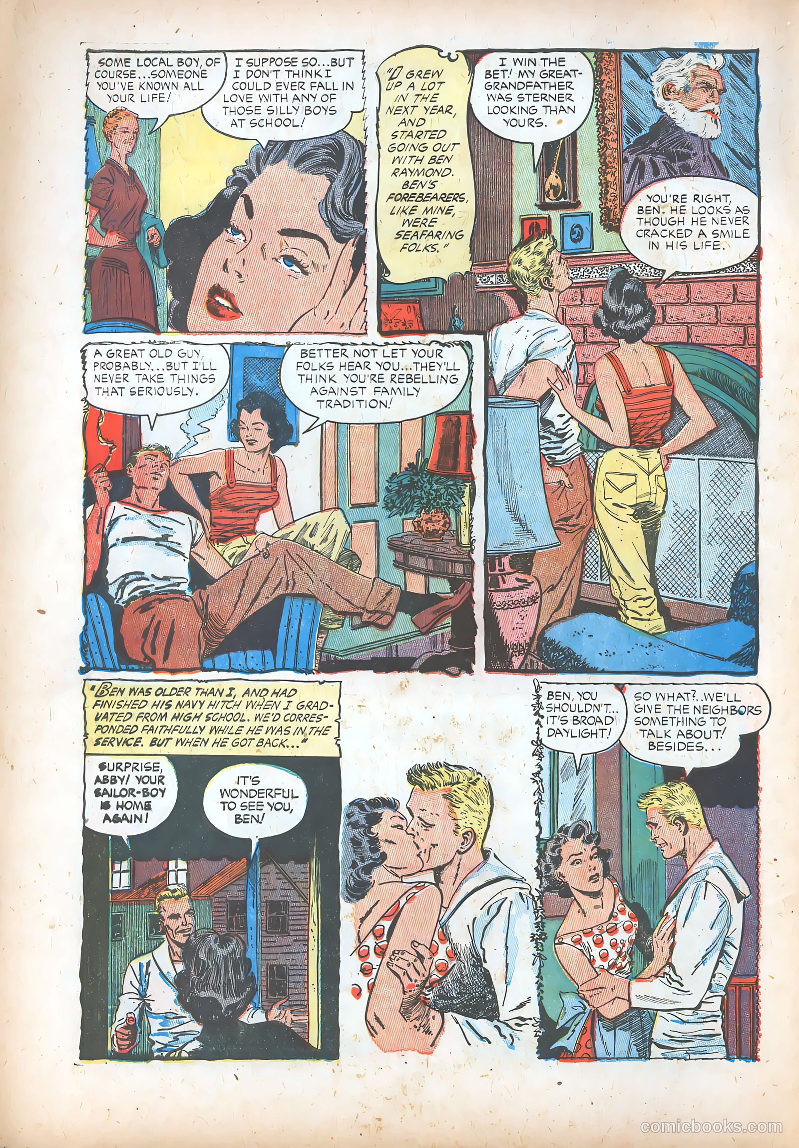 Teen-Age Romances #36 (1954) — page 4 of 36