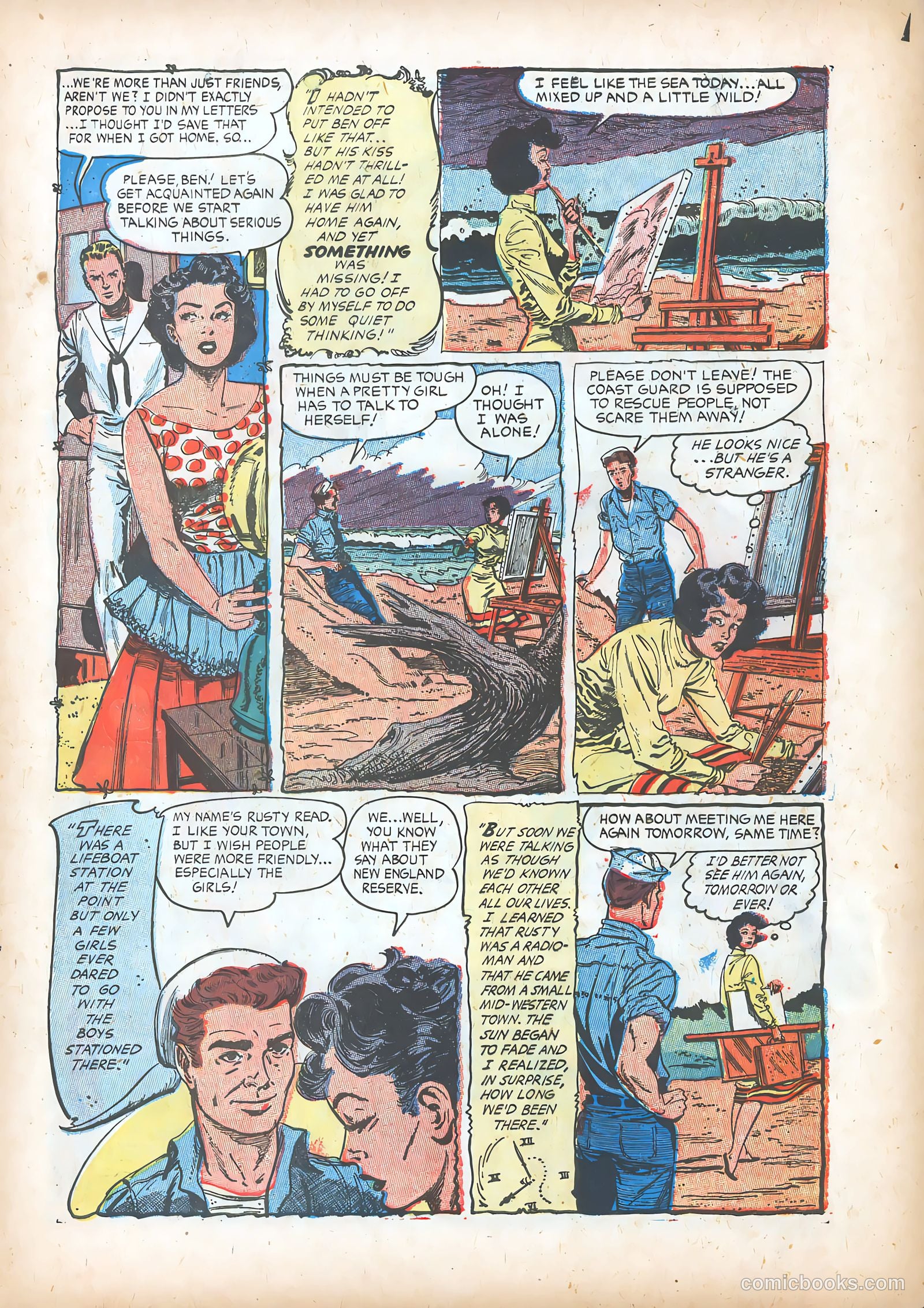 Teen-Age Romances #36 (1954) — page 5 of 36