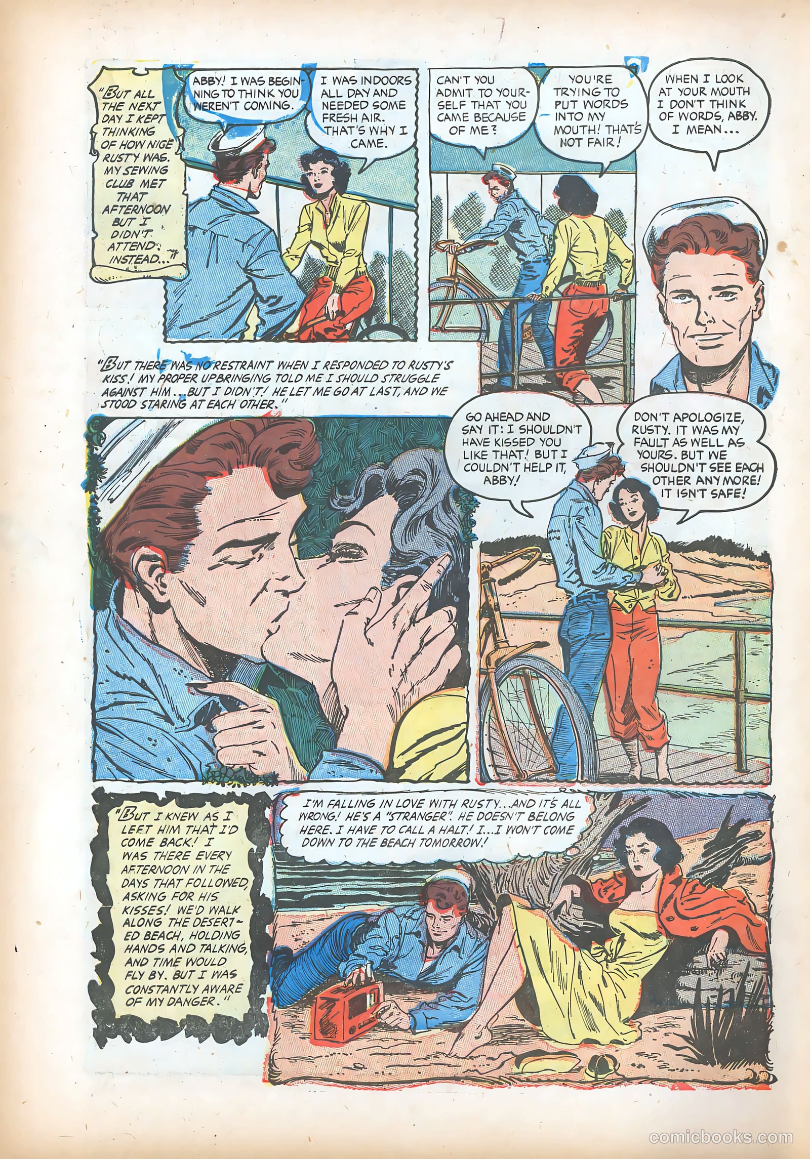 Teen-Age Romances #36 (1954) — page 6 of 36