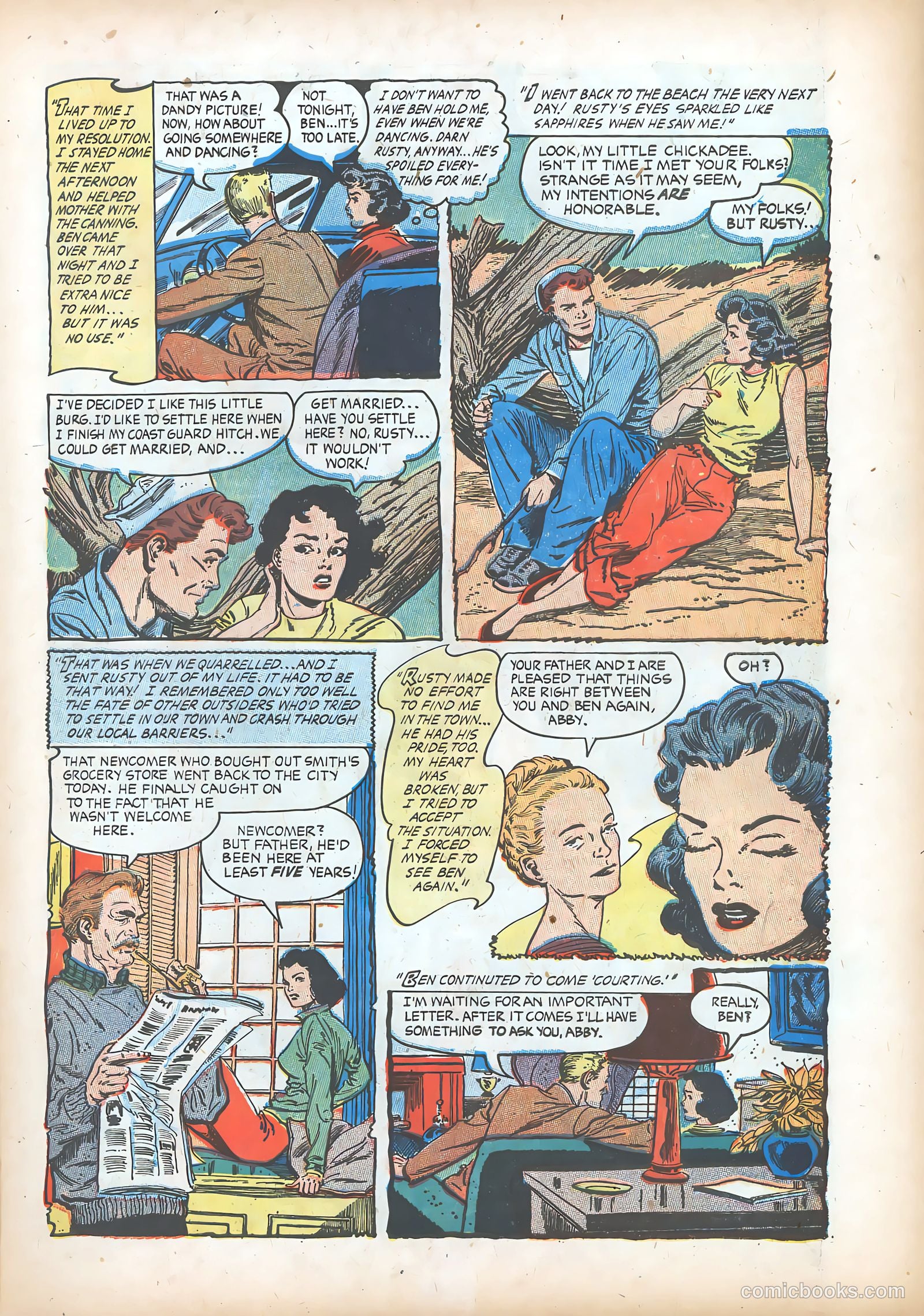 Teen-Age Romances #36 (1954) — page 7 of 36