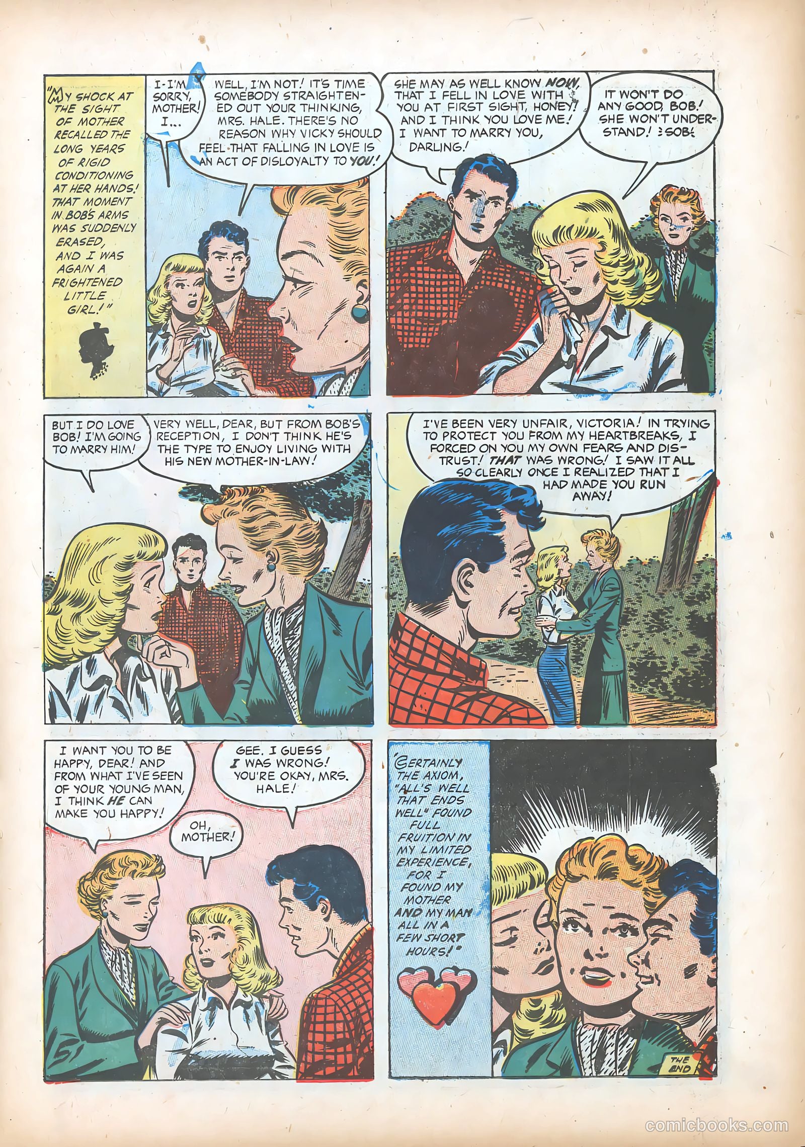 Teen-Age Romances #36 (1954) — page 15 of 36