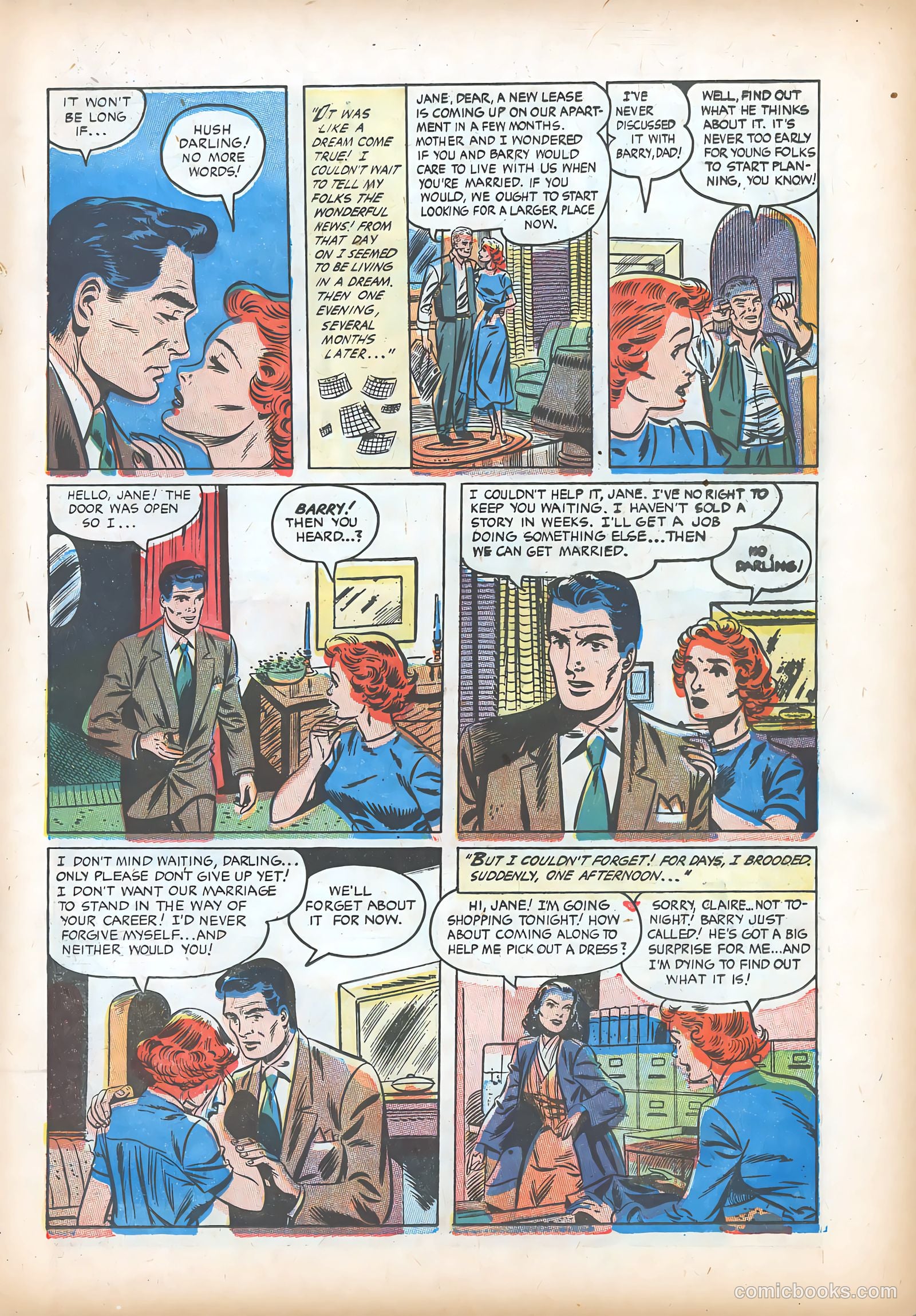 Teen-Age Romances #36 (1954) — page 19 of 36