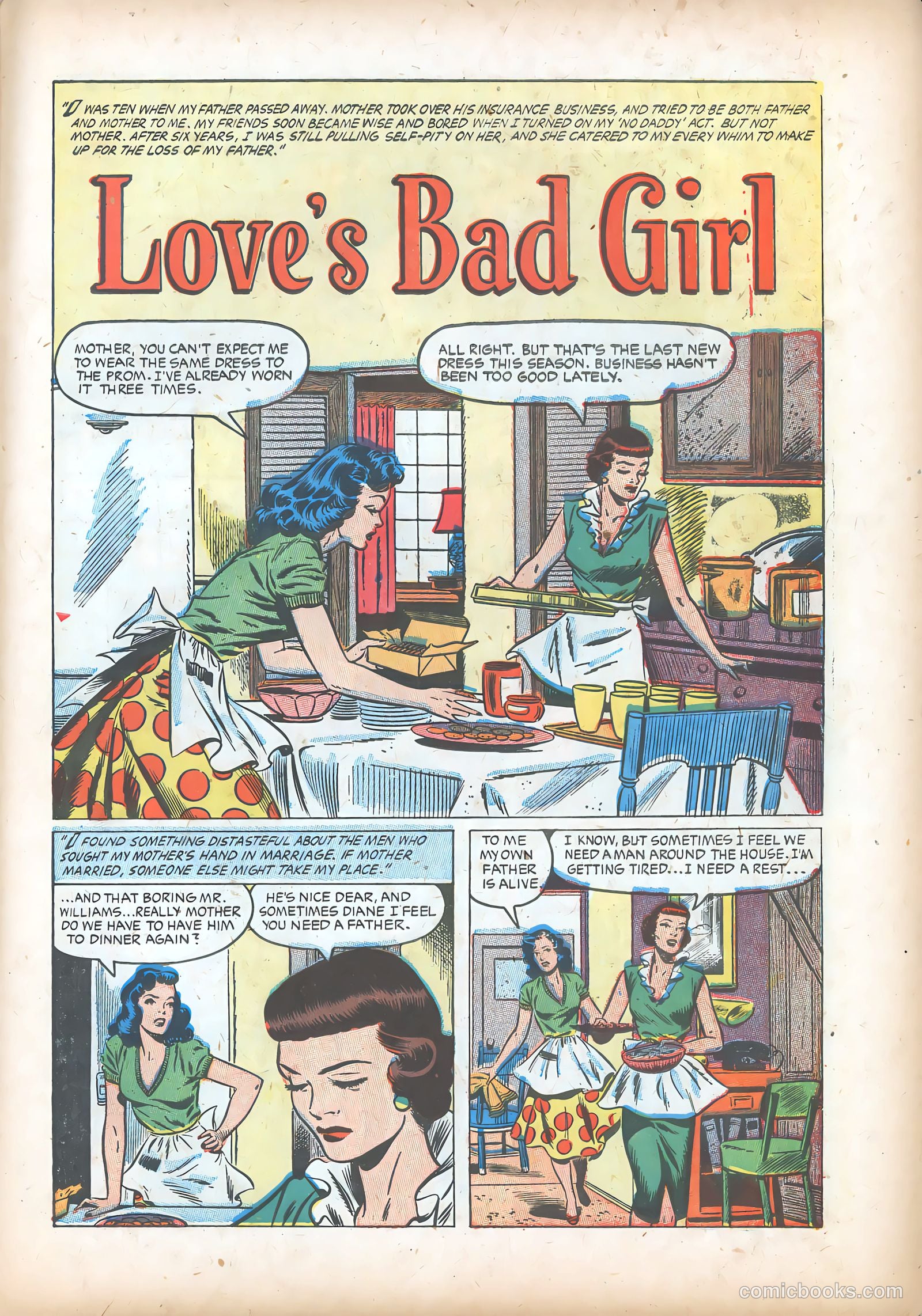 Teen-Age Romances #36 (1954) — page 27 of 36