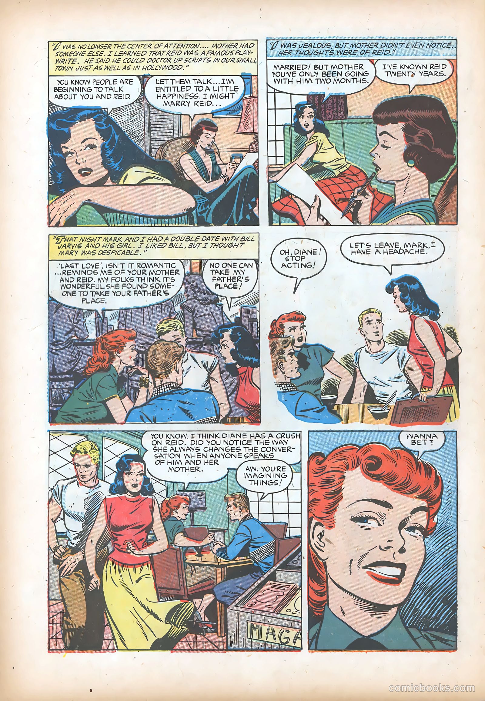 Teen-Age Romances #36 (1954) — page 30 of 36