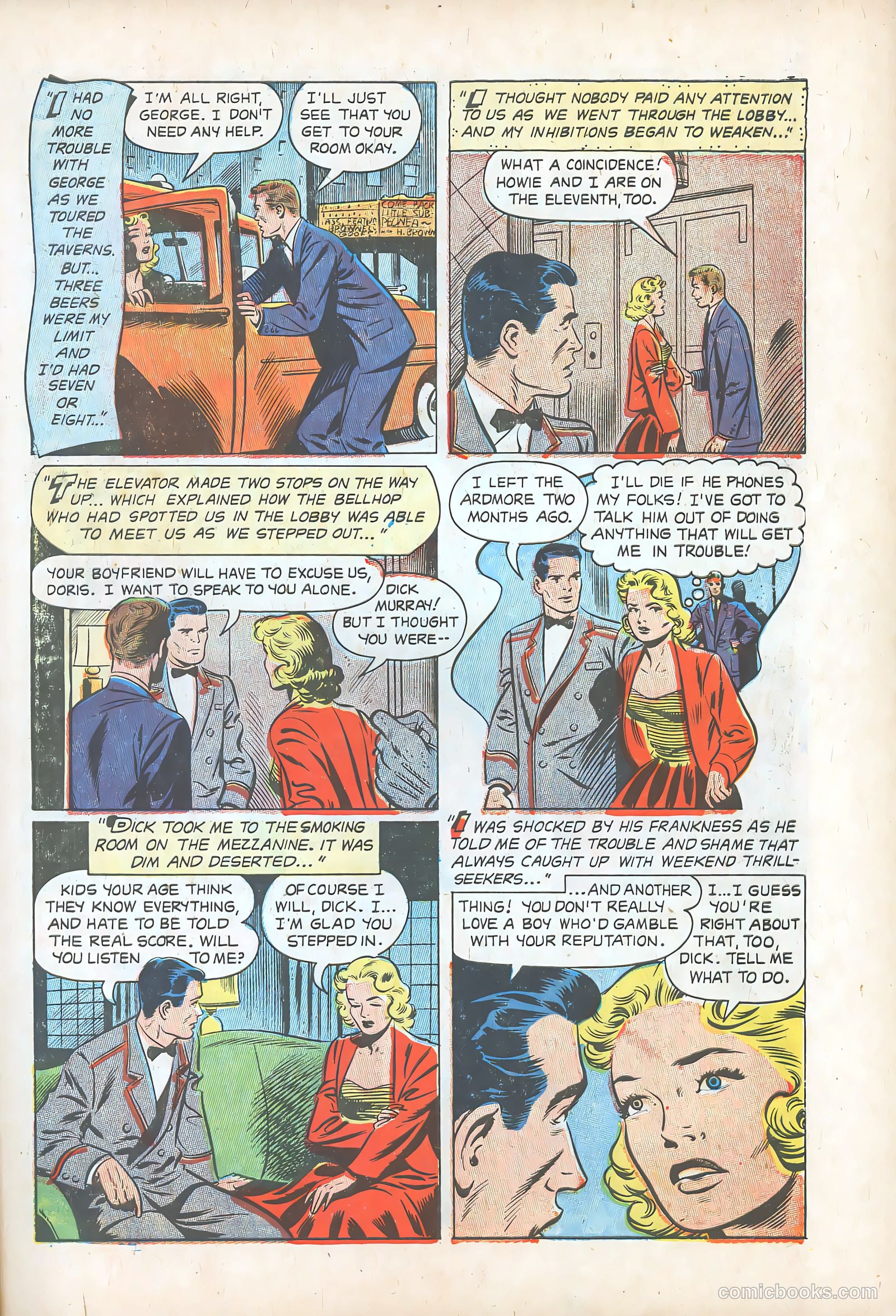Teen-Age Romances #37 (1954) — page 7 of 36