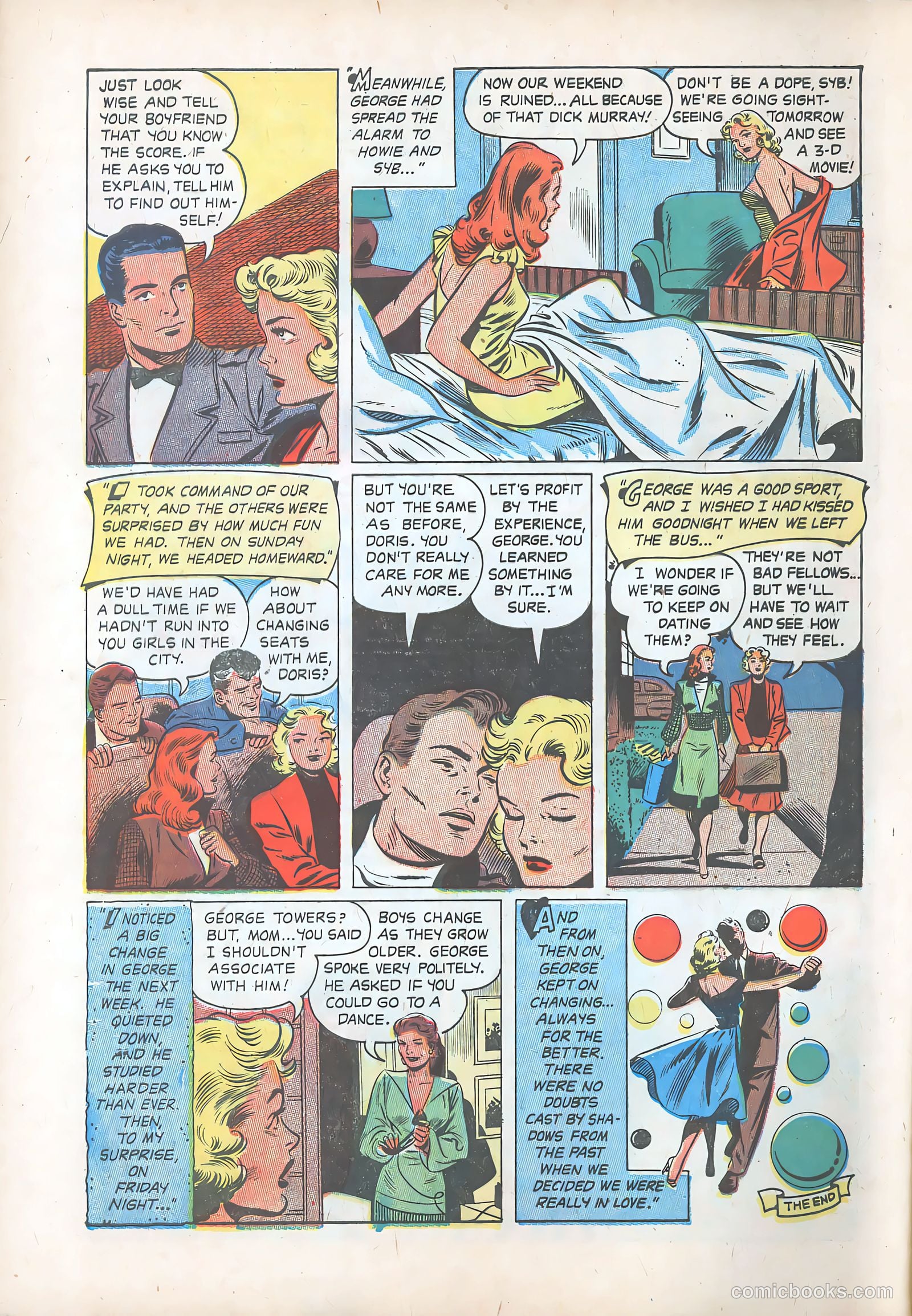 Teen-Age Romances #37 (1954) — page 8 of 36