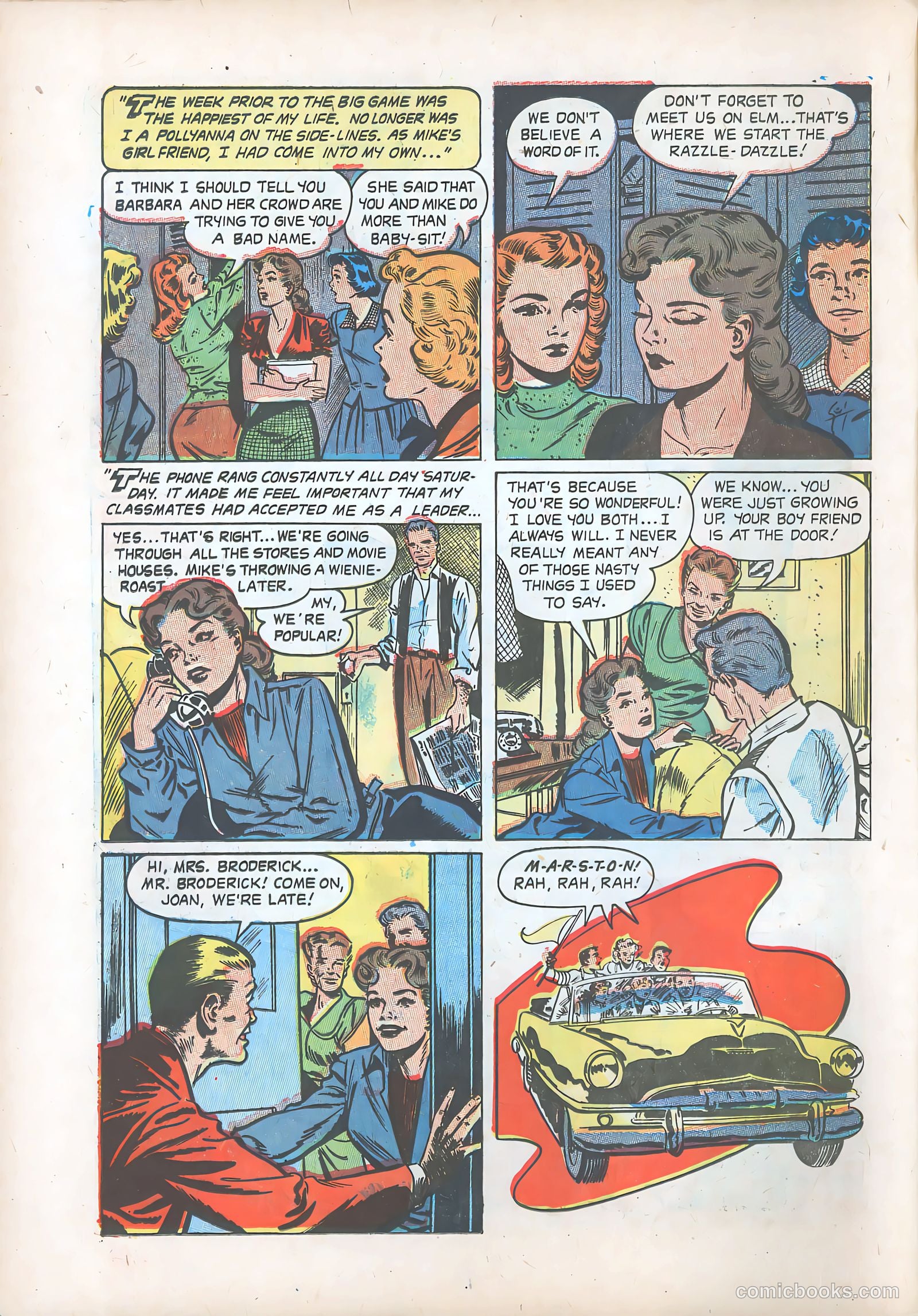 Teen-Age Romances #37 (1954) — page 12 of 36