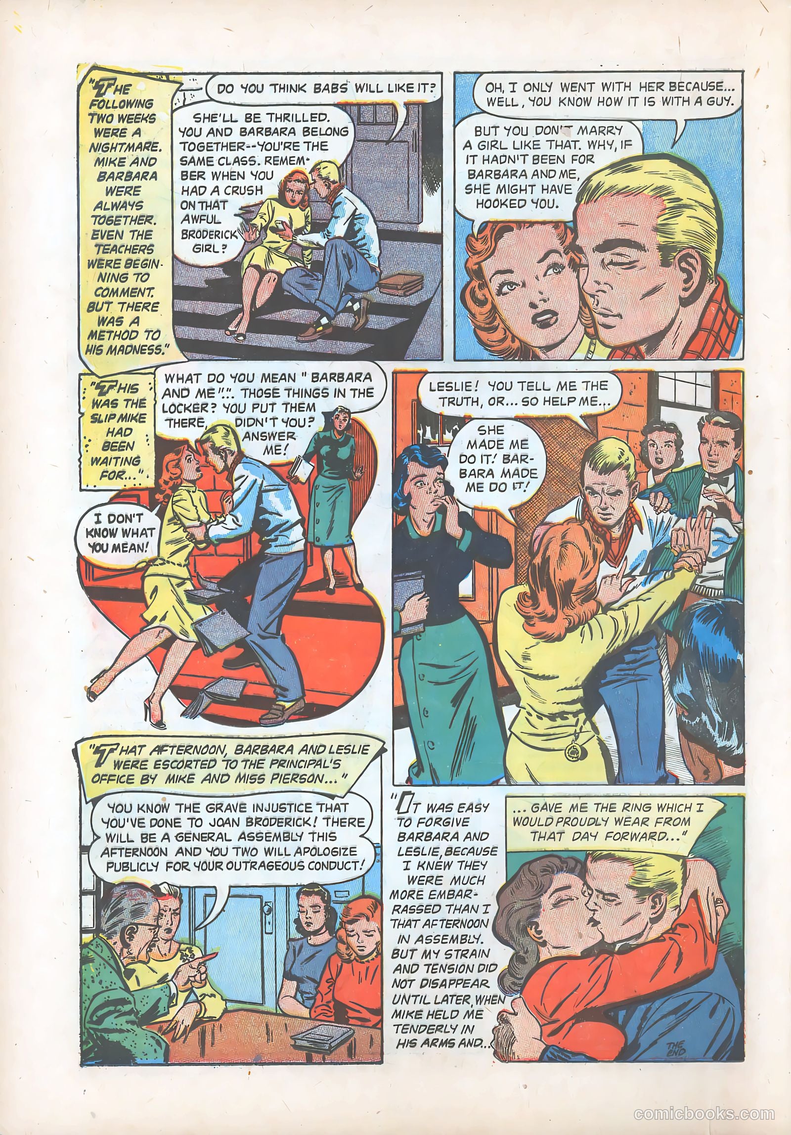 Teen-Age Romances #37 (1954) — page 16 of 36