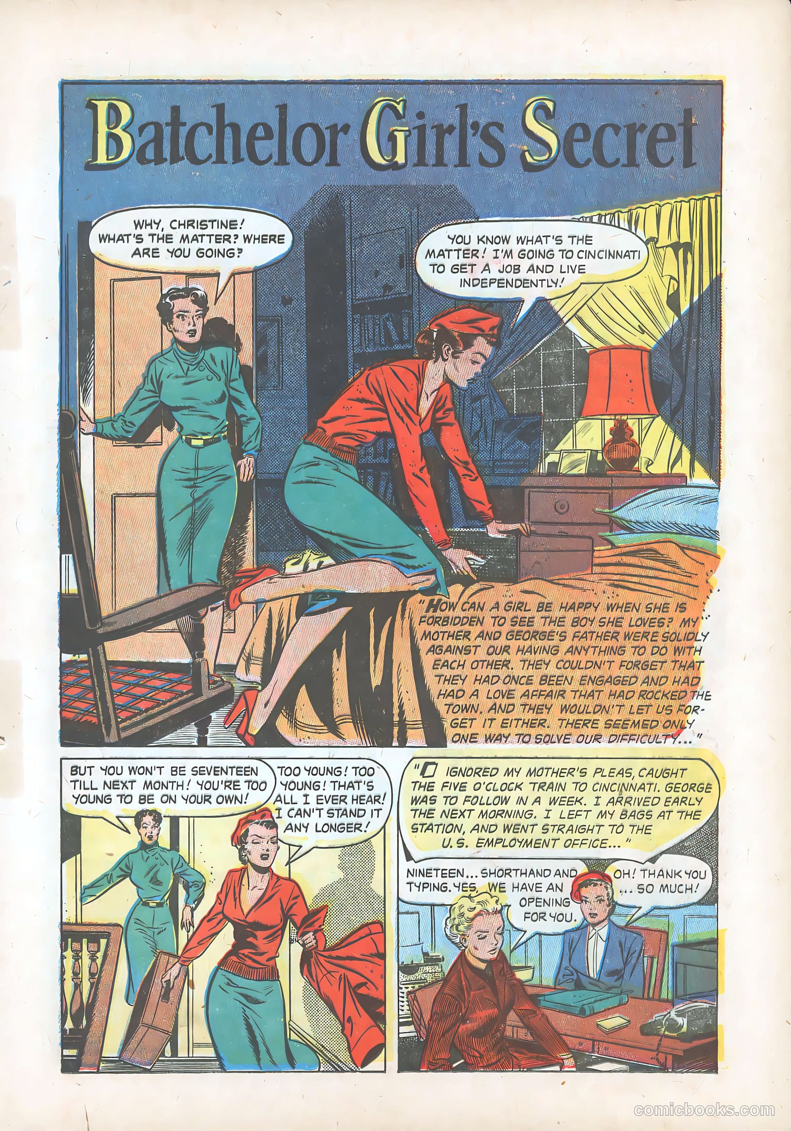 Teen-Age Romances #37 (1954) — page 17 of 36