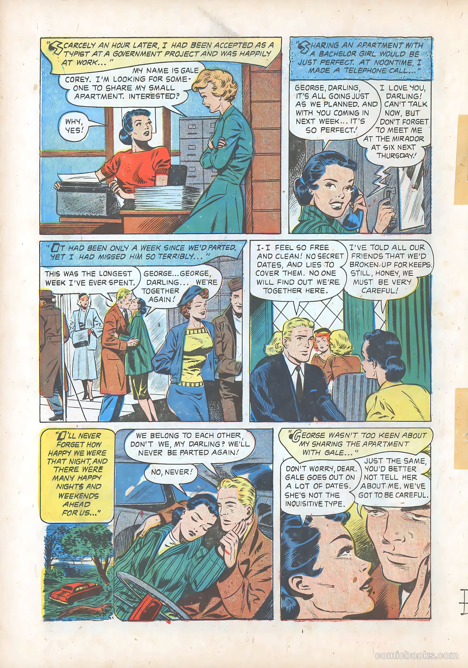 Teen-Age Romances #37 (1954) — page 18 of 36