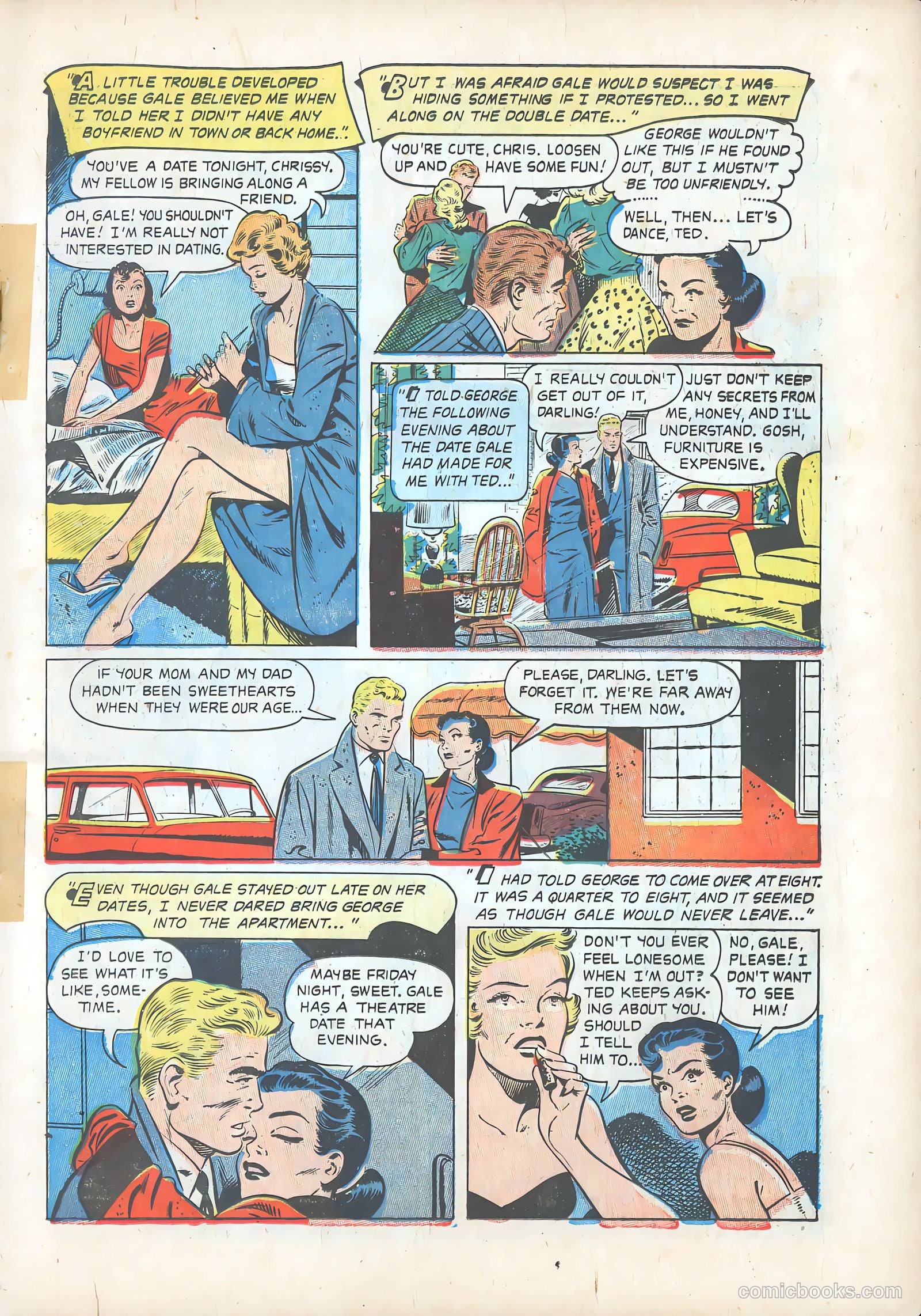 Teen-Age Romances #37 (1954) — page 19 of 36