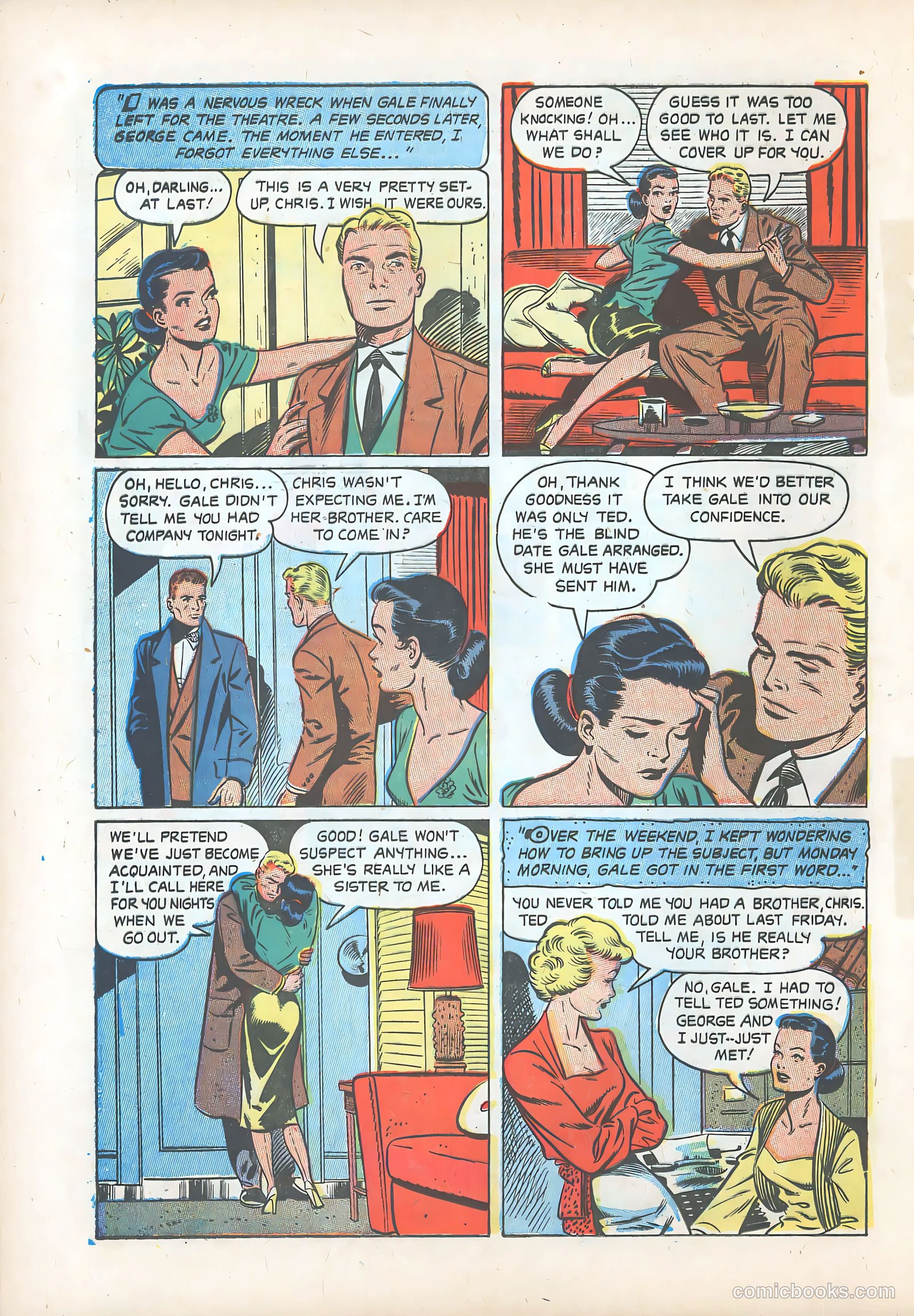 Teen-Age Romances #37 (1954) — page 20 of 36