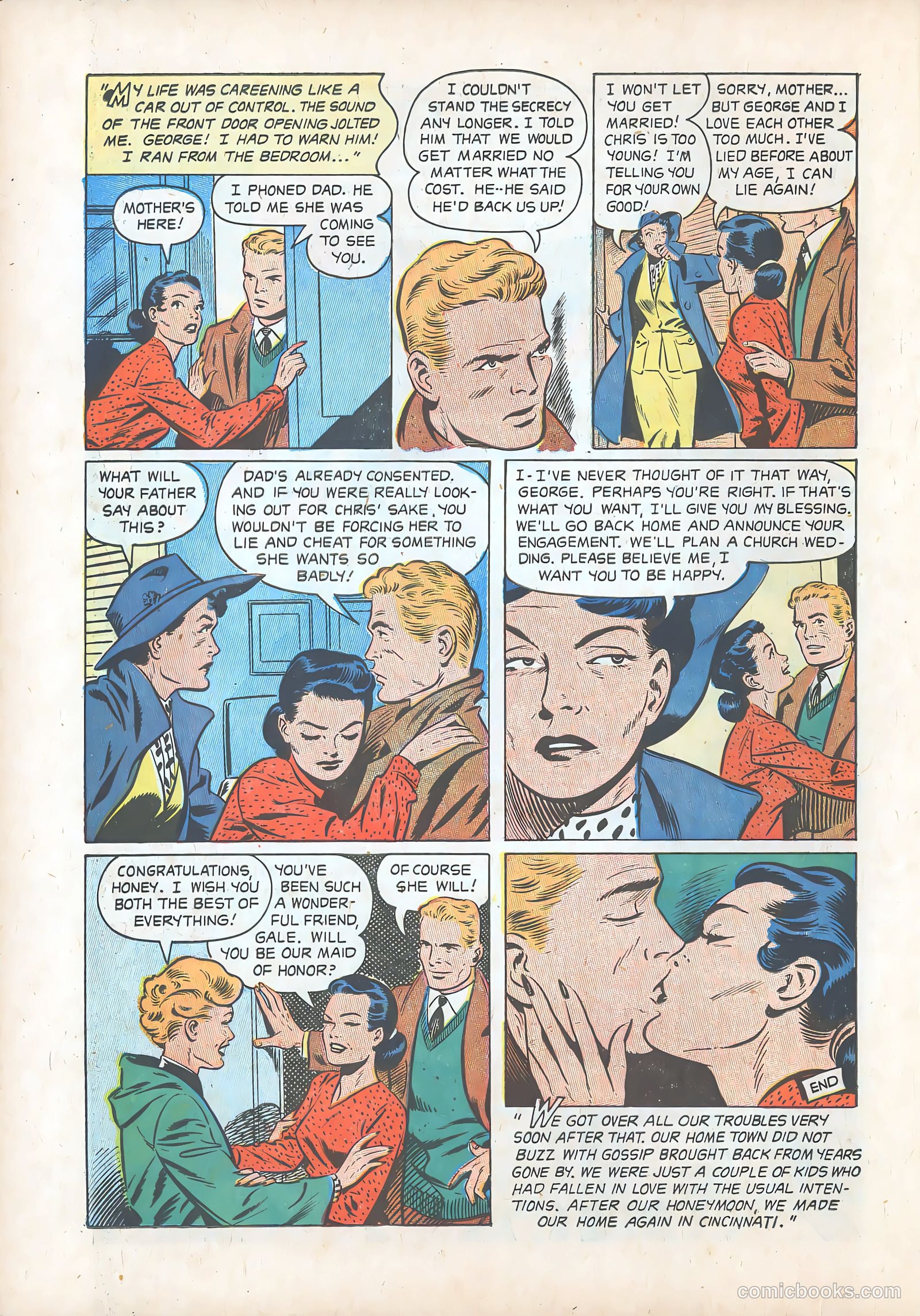 Teen-Age Romances #37 (1954) — page 22 of 36