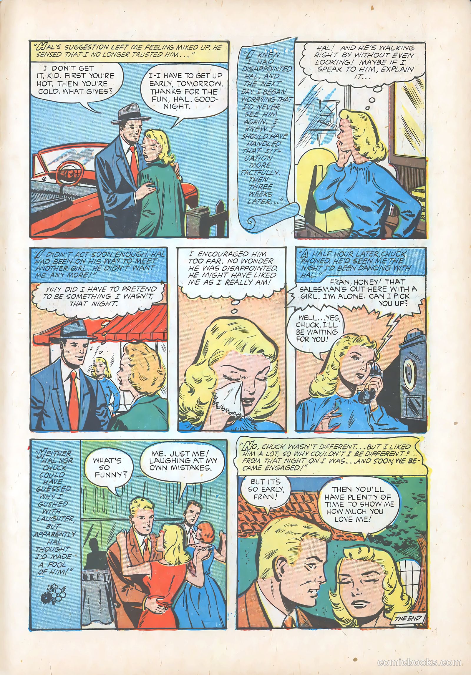Teen-Age Romances #37 (1954) — page 27 of 36