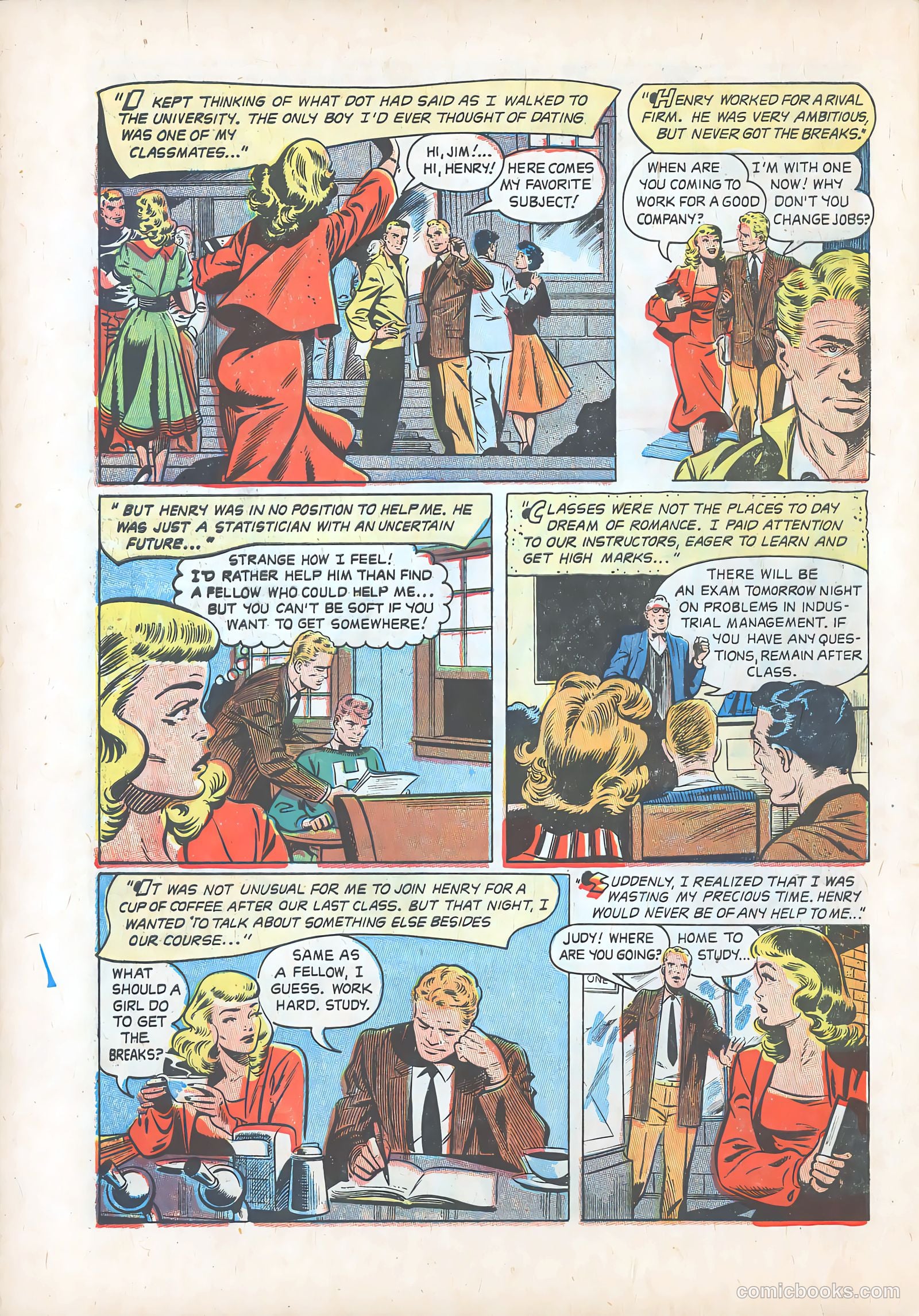 Teen-Age Romances #37 (1954) — page 30 of 36