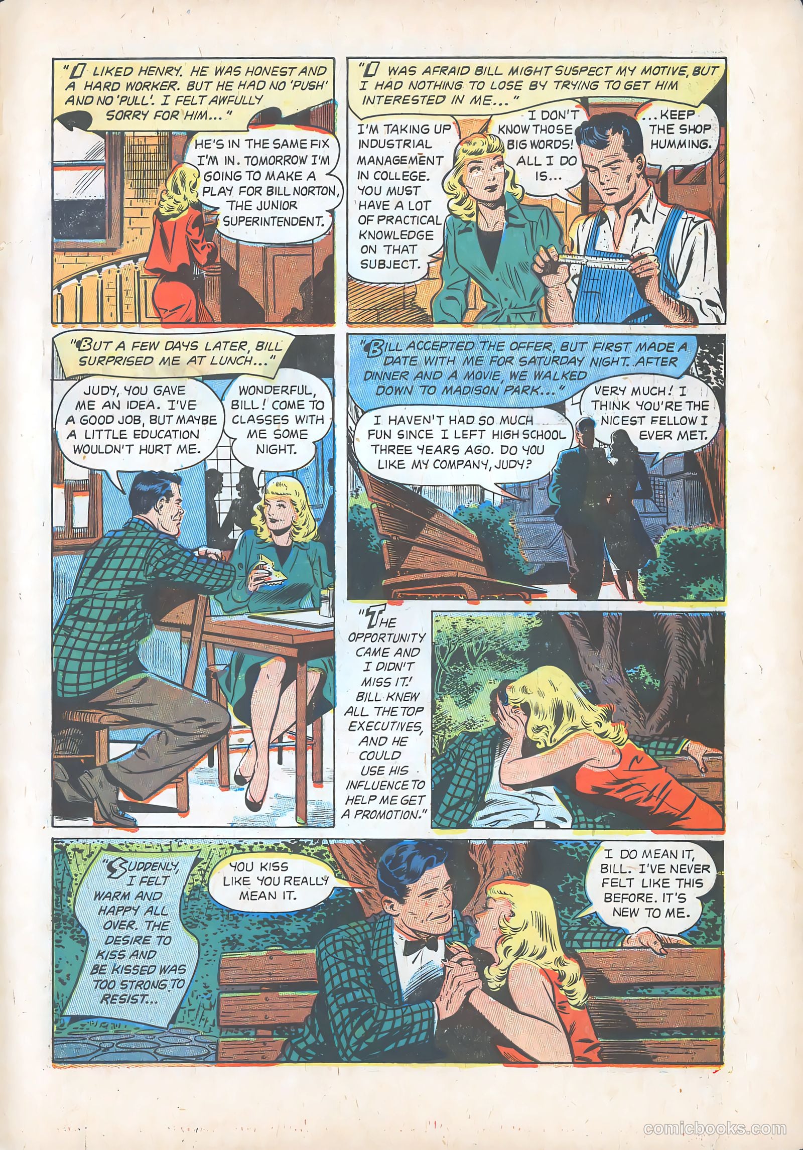 Teen-Age Romances #37 (1954) — page 31 of 36