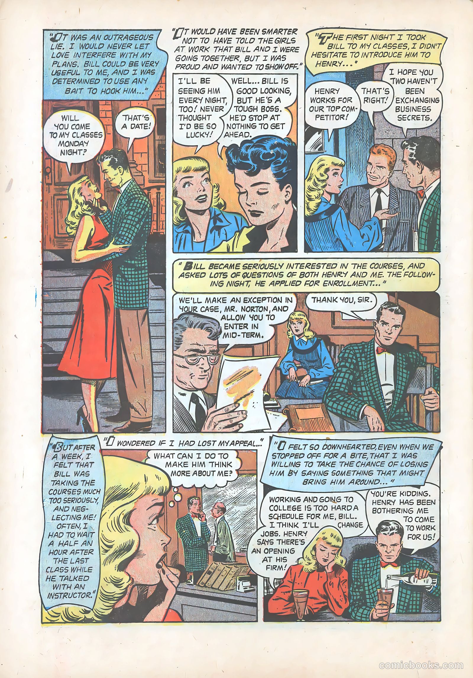 Teen-Age Romances #37 (1954) — page 32 of 36