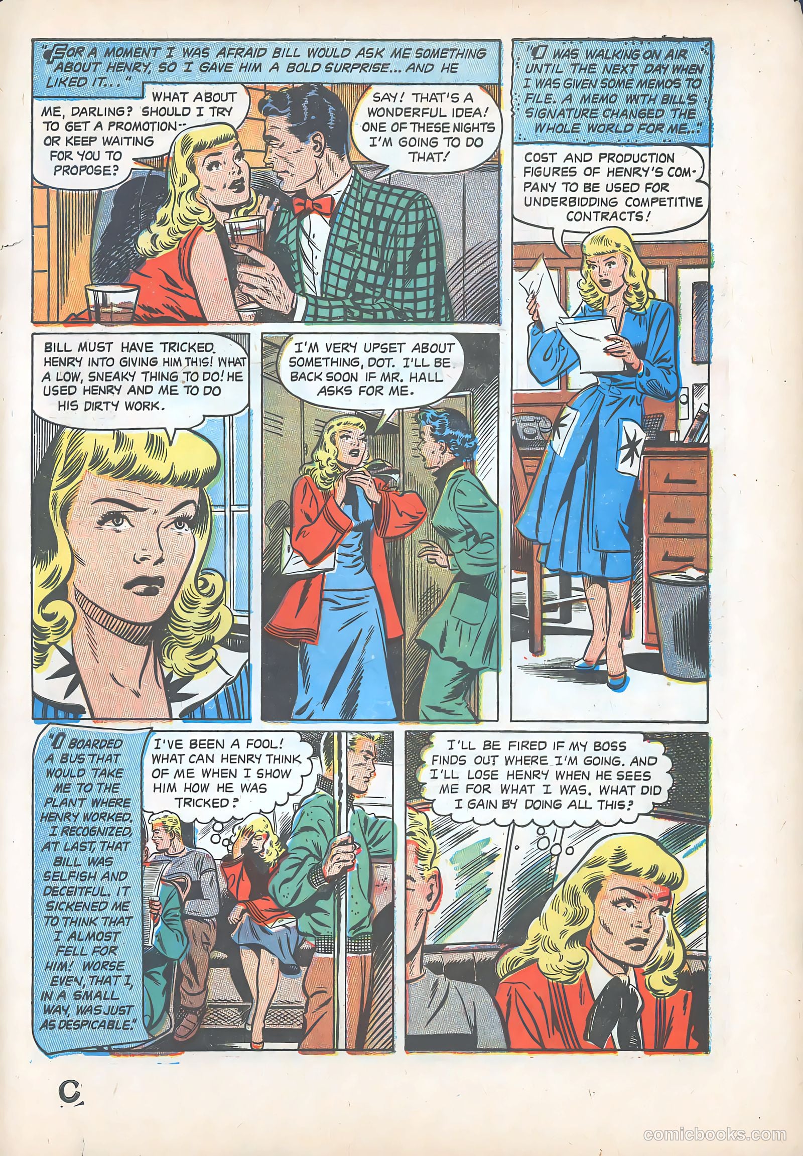 Teen-Age Romances #37 (1954) — page 33 of 36