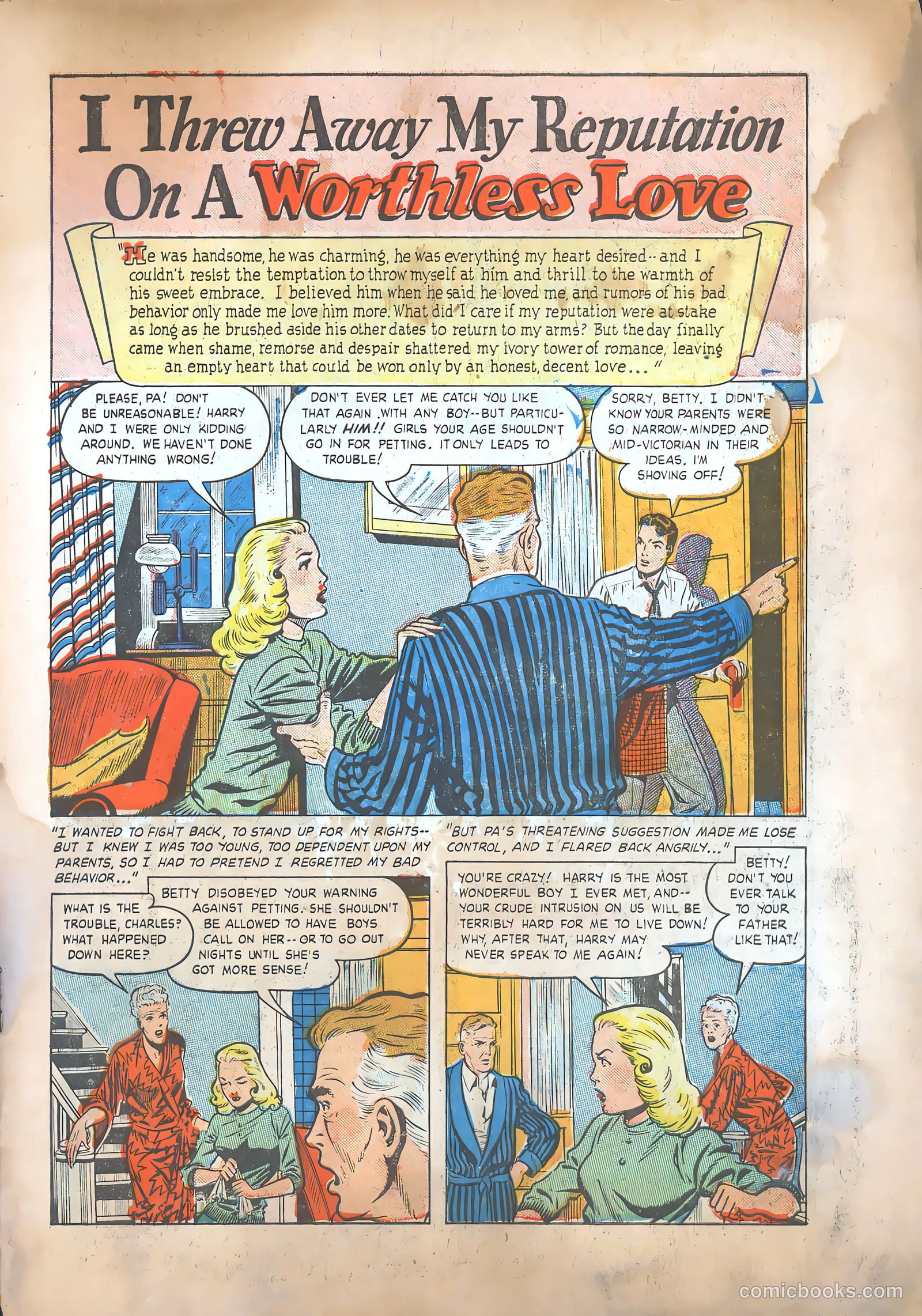 Teen-Age Romances #38 (1954) — page 4 of 37