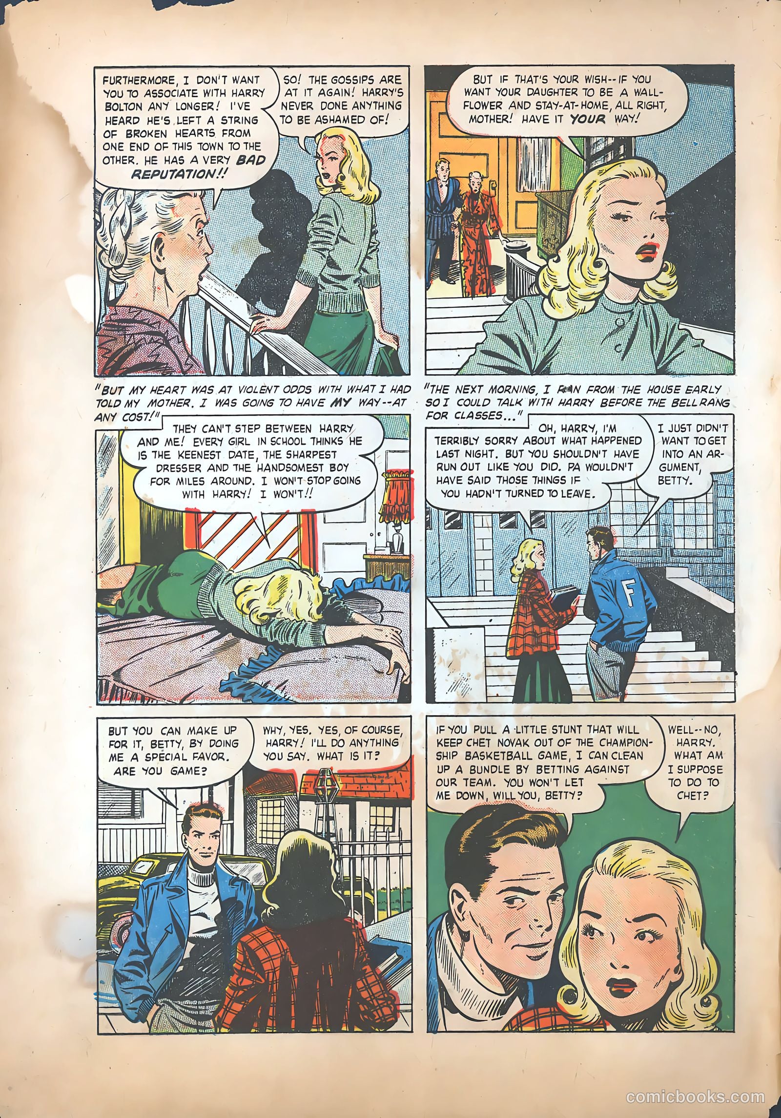 Teen-Age Romances #38 (1954) — page 5 of 37