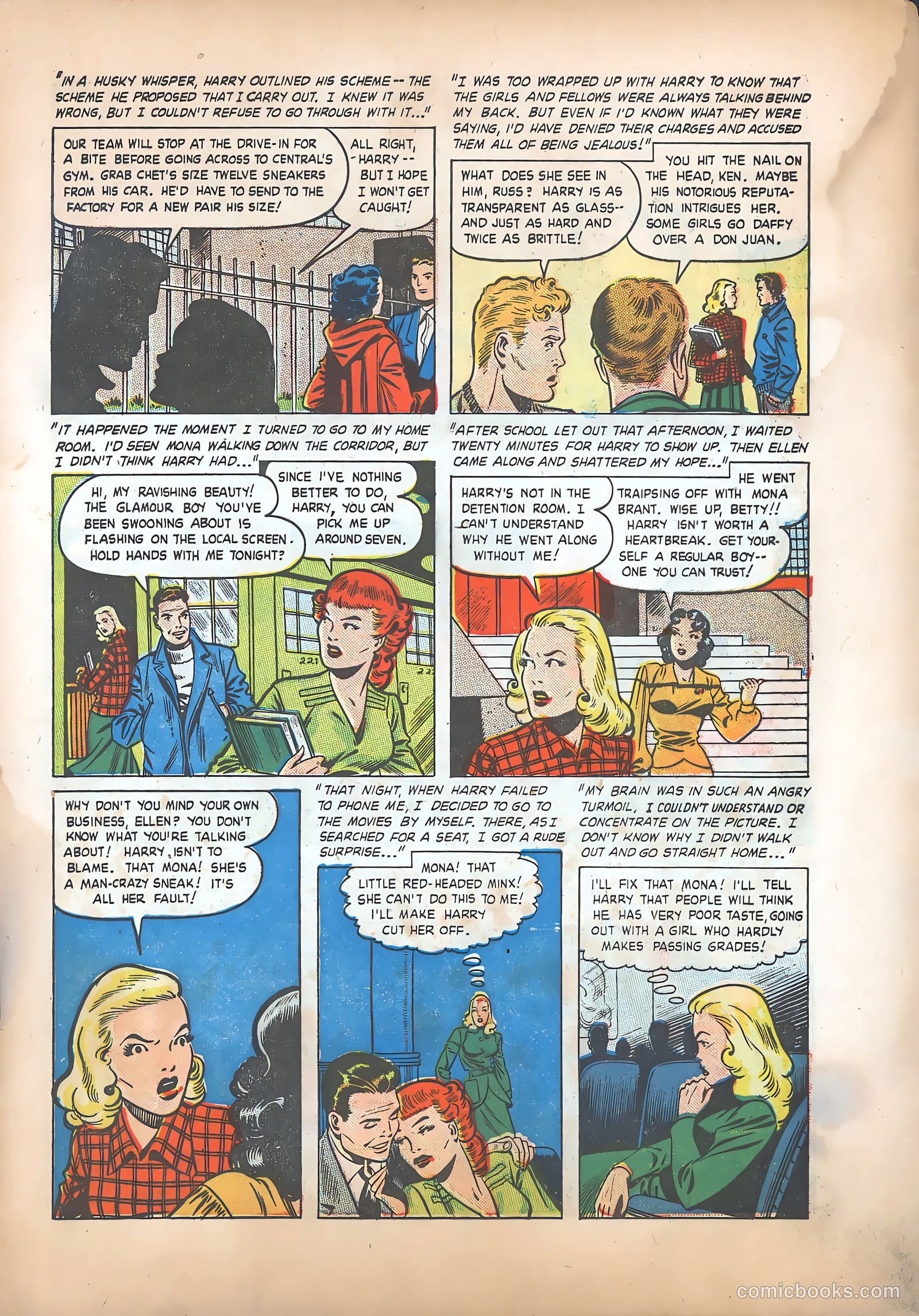 Teen-Age Romances #38 (1954) — page 6 of 37