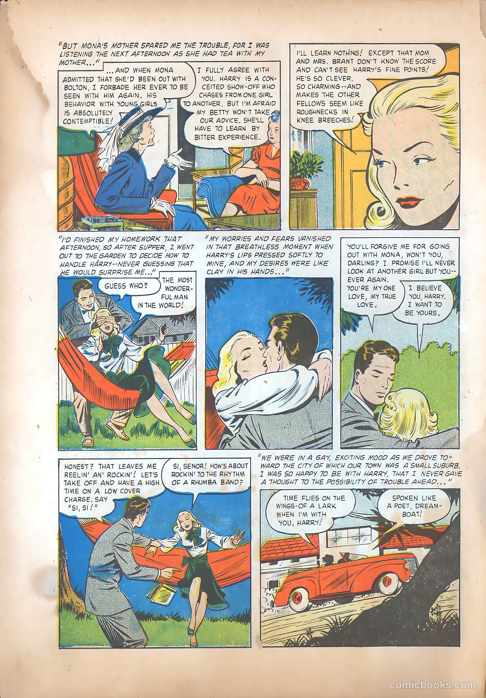 Teen-Age Romances #38 (1954) — page 7 of 37