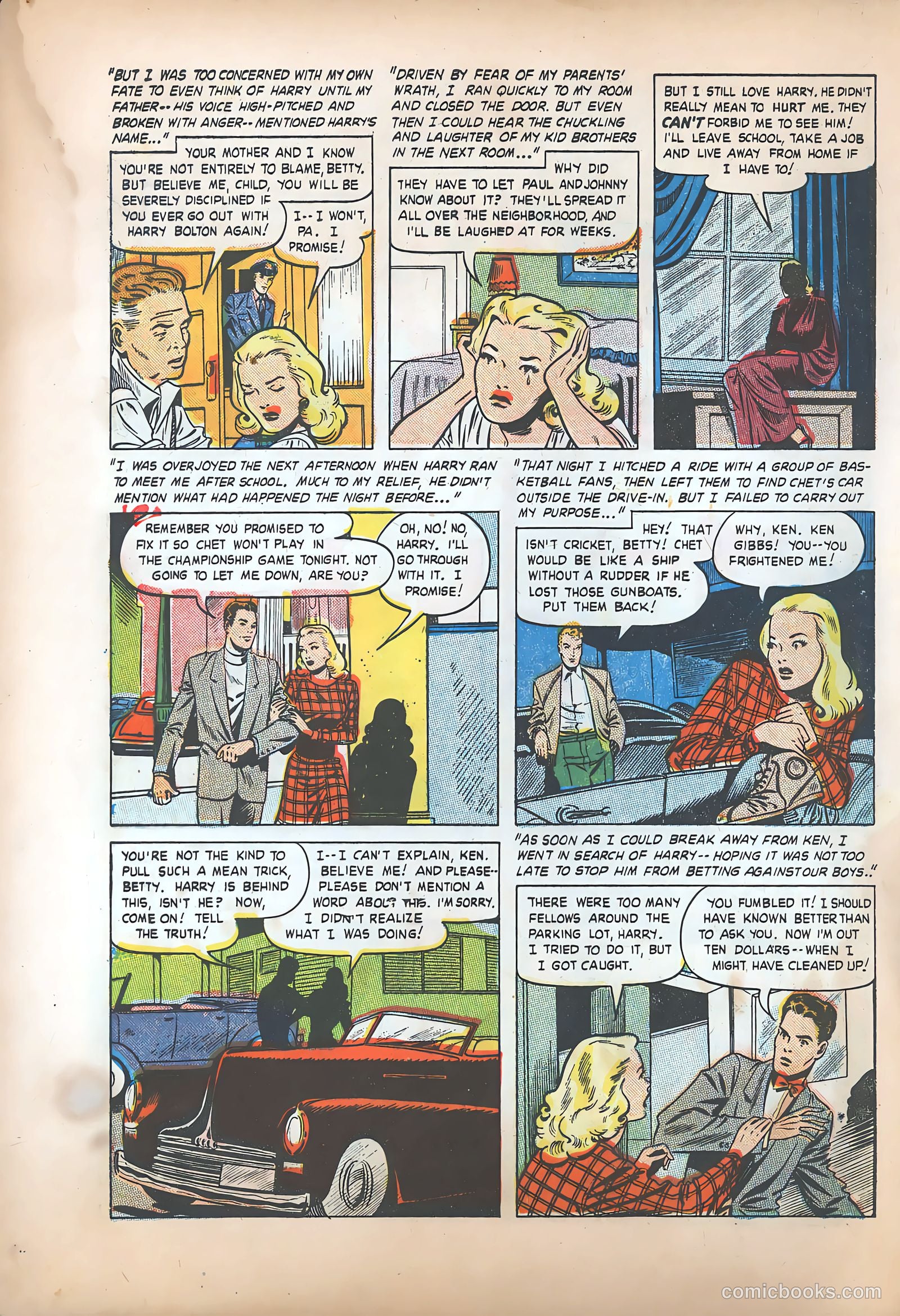 Teen-Age Romances #38 (1954) — page 9 of 37