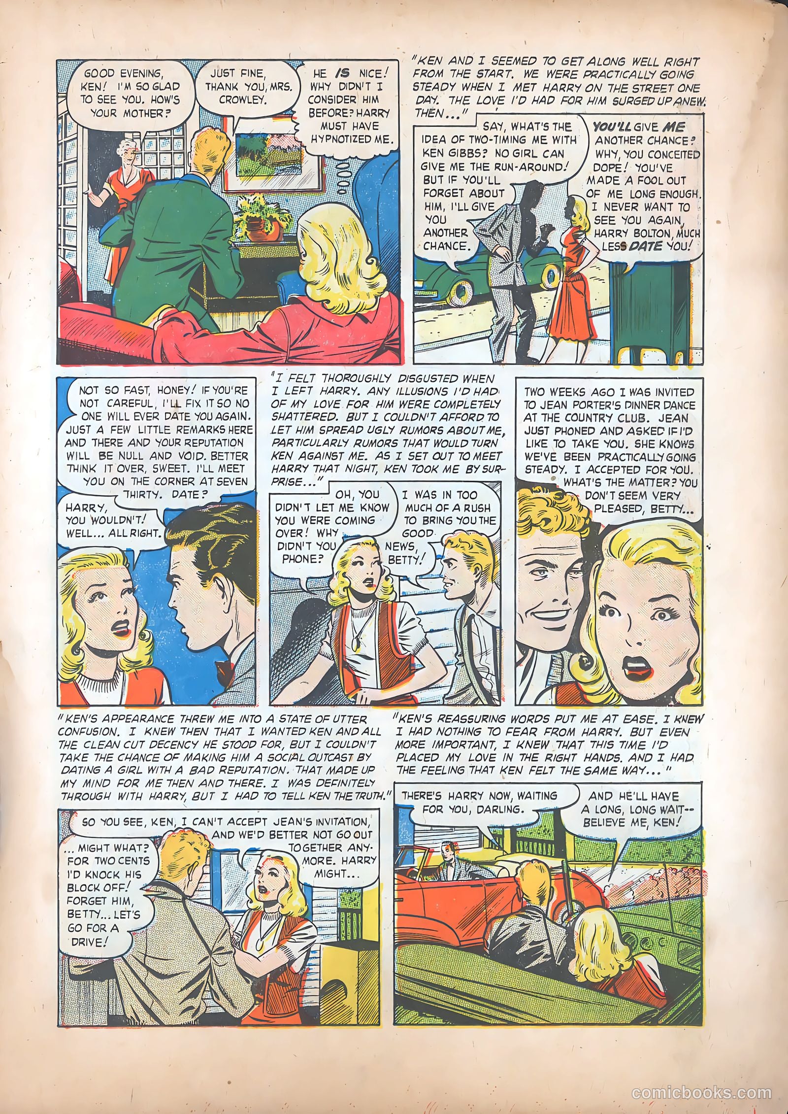 Teen-Age Romances #38 (1954) — page 12 of 37