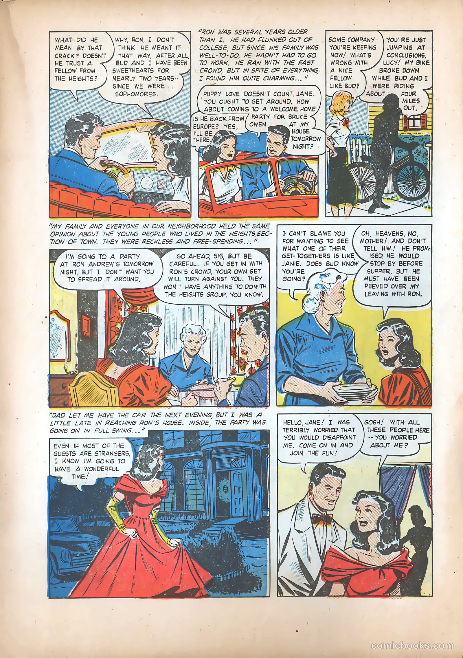 Teen-Age Romances #38 (1954) — page 15 of 37