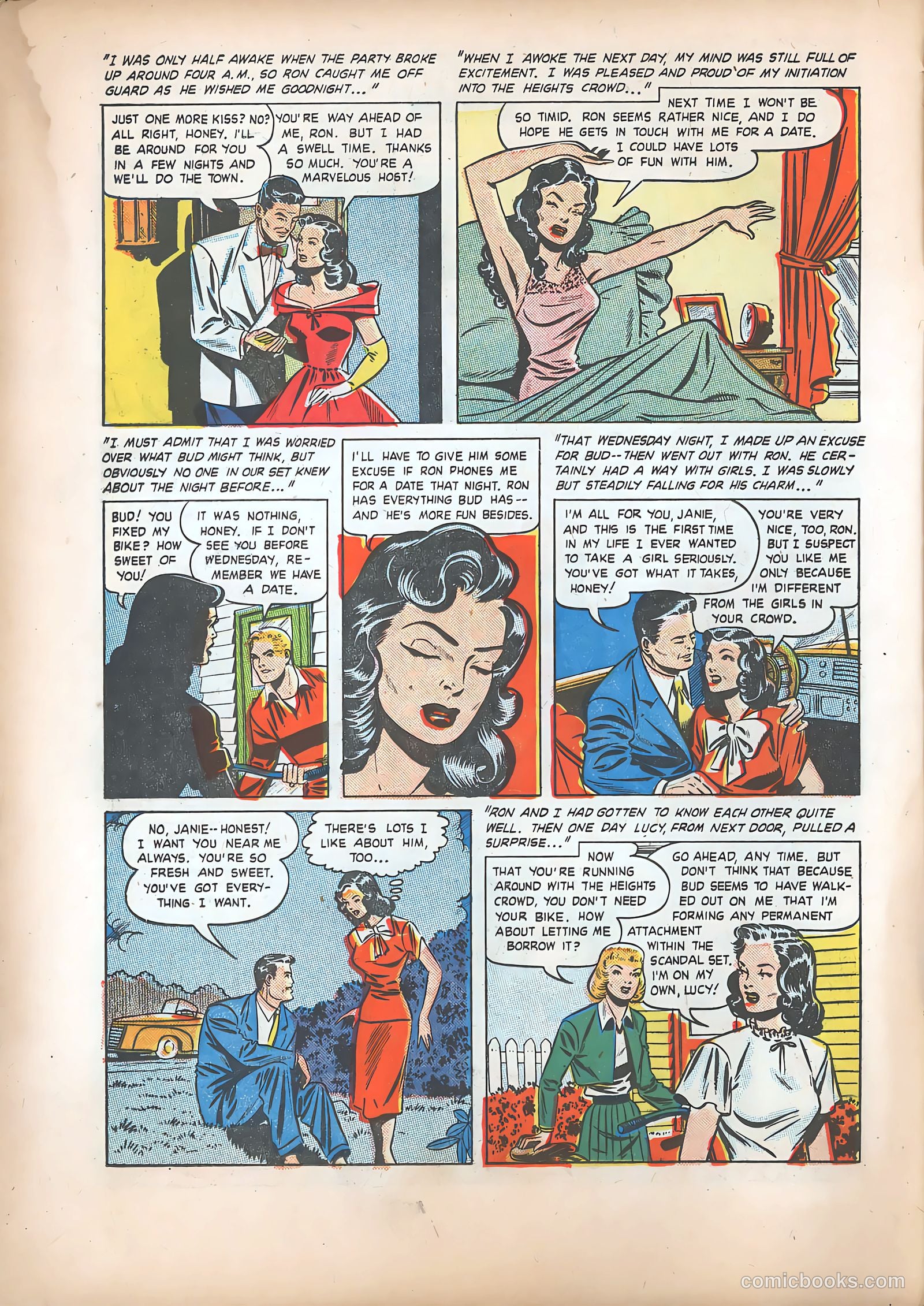 Teen-Age Romances #38 (1954) — page 17 of 37